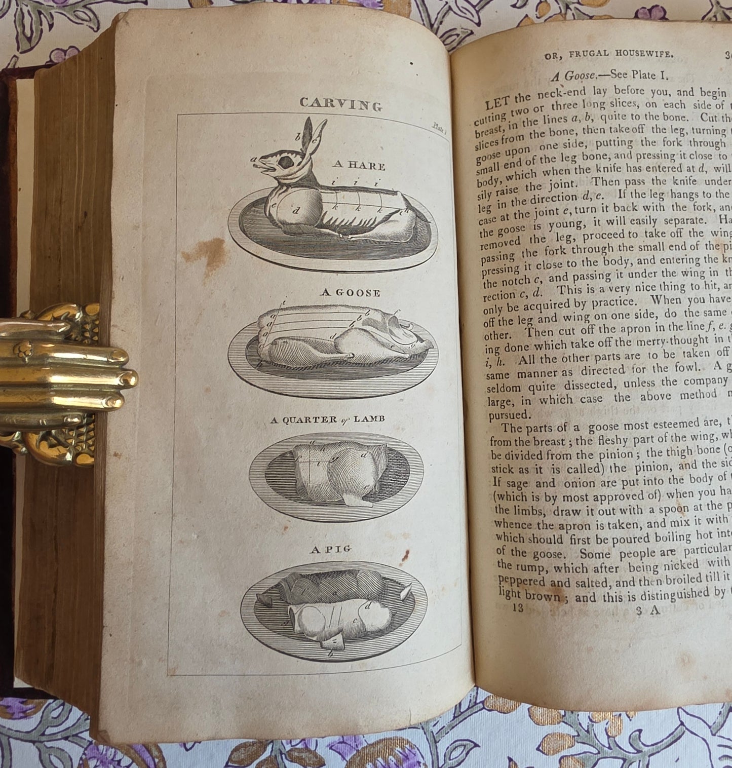 1811 The Young Woman's Companion or Frugal Housewife - Regency/Georgian Cookery Recipes and Household Advice