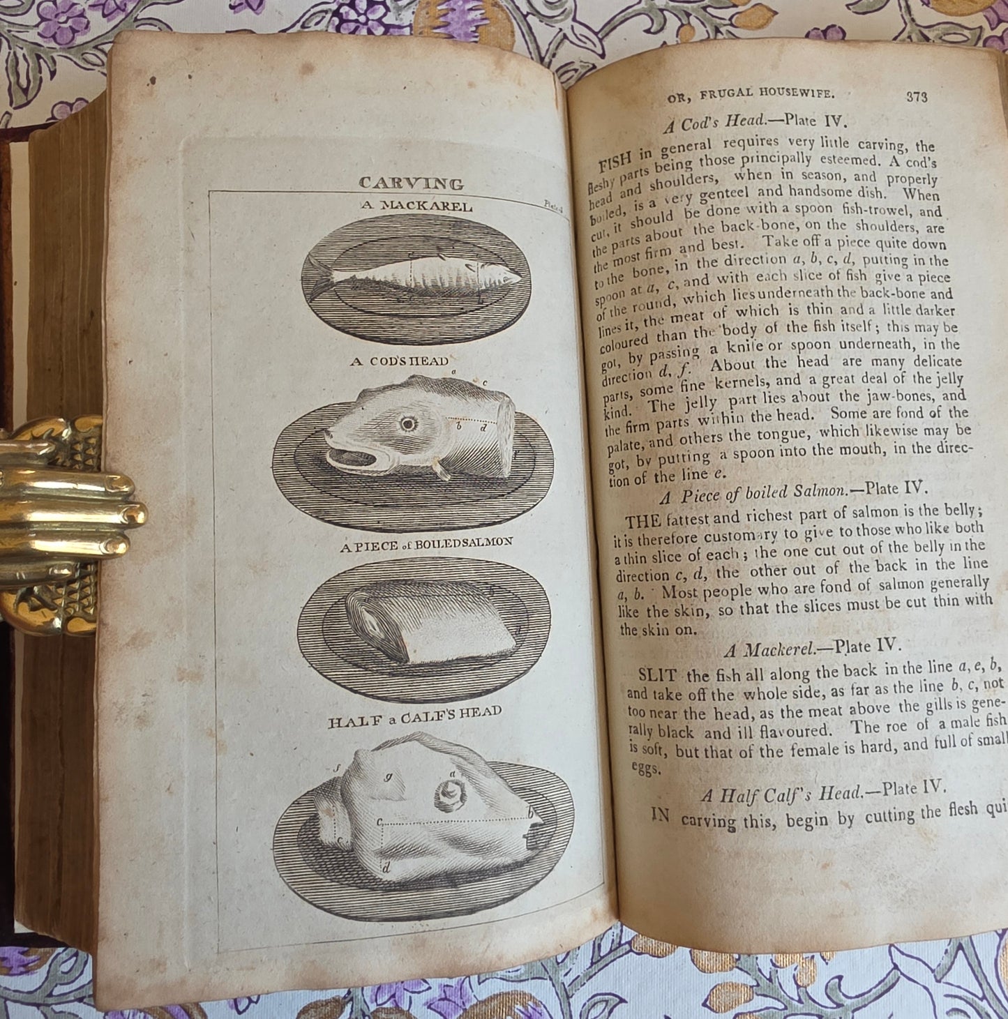 1811 The Young Woman's Companion or Frugal Housewife - Regency/Georgian Cookery Recipes and Household Advice