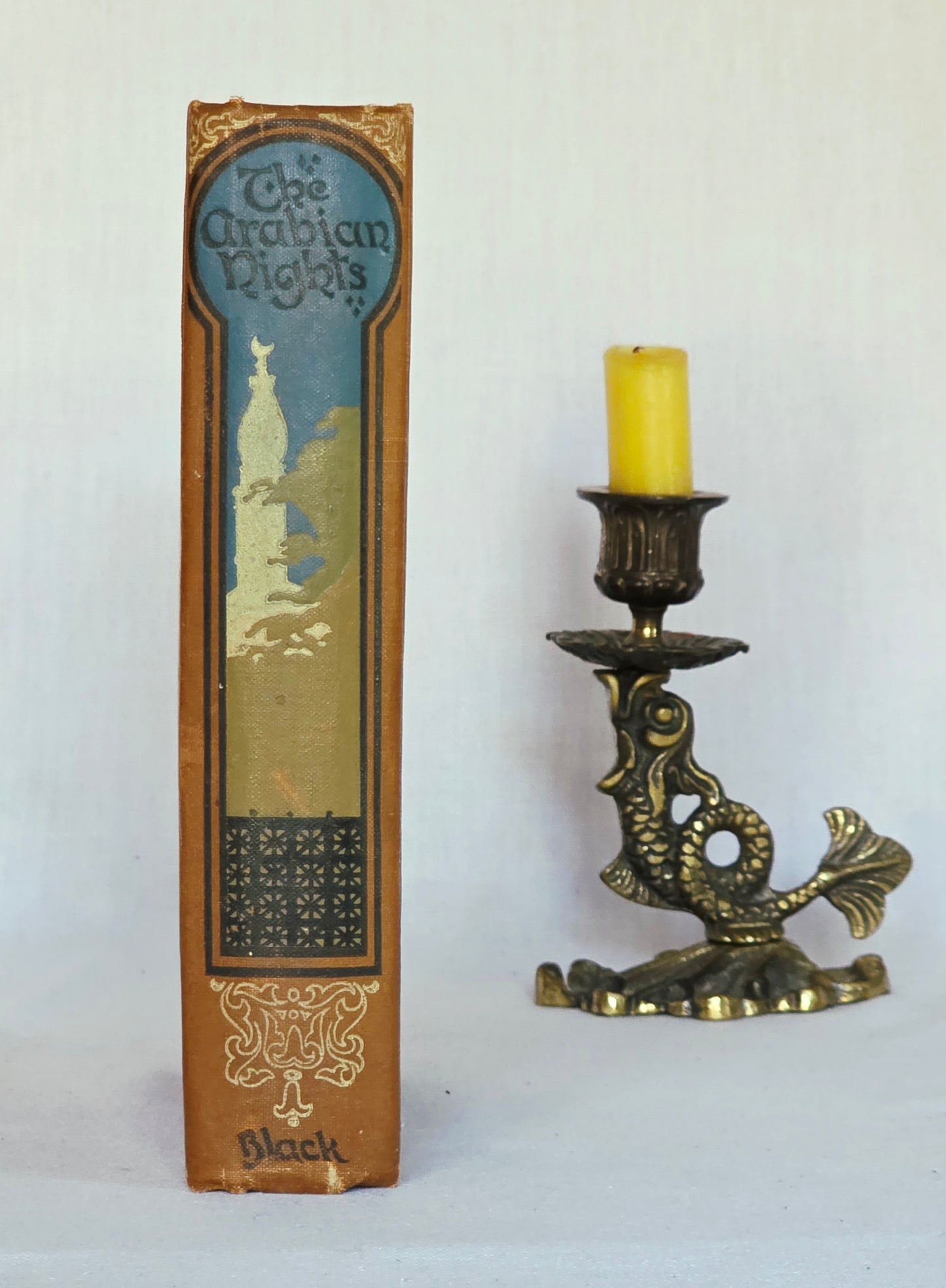 1920 The Arabian Nights Illustrated by Charles Folkard : Antique Book