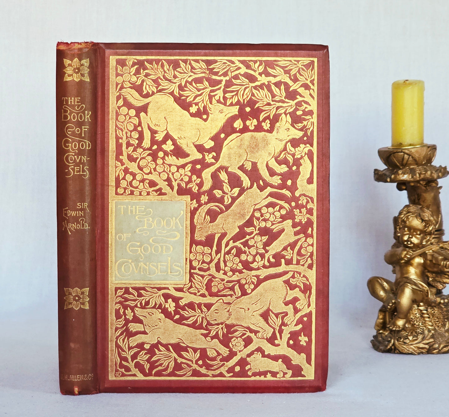 1893 The Book of Good Counsels - From the Sanskrit / Illustrated Antique Book