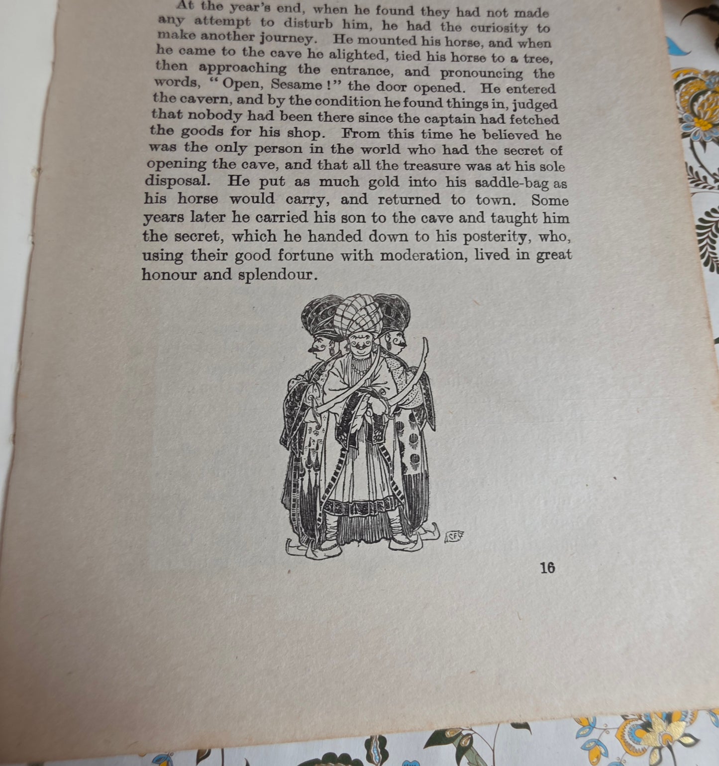 1920 The Arabian Nights Illustrated by Charles Folkard : Antique Book