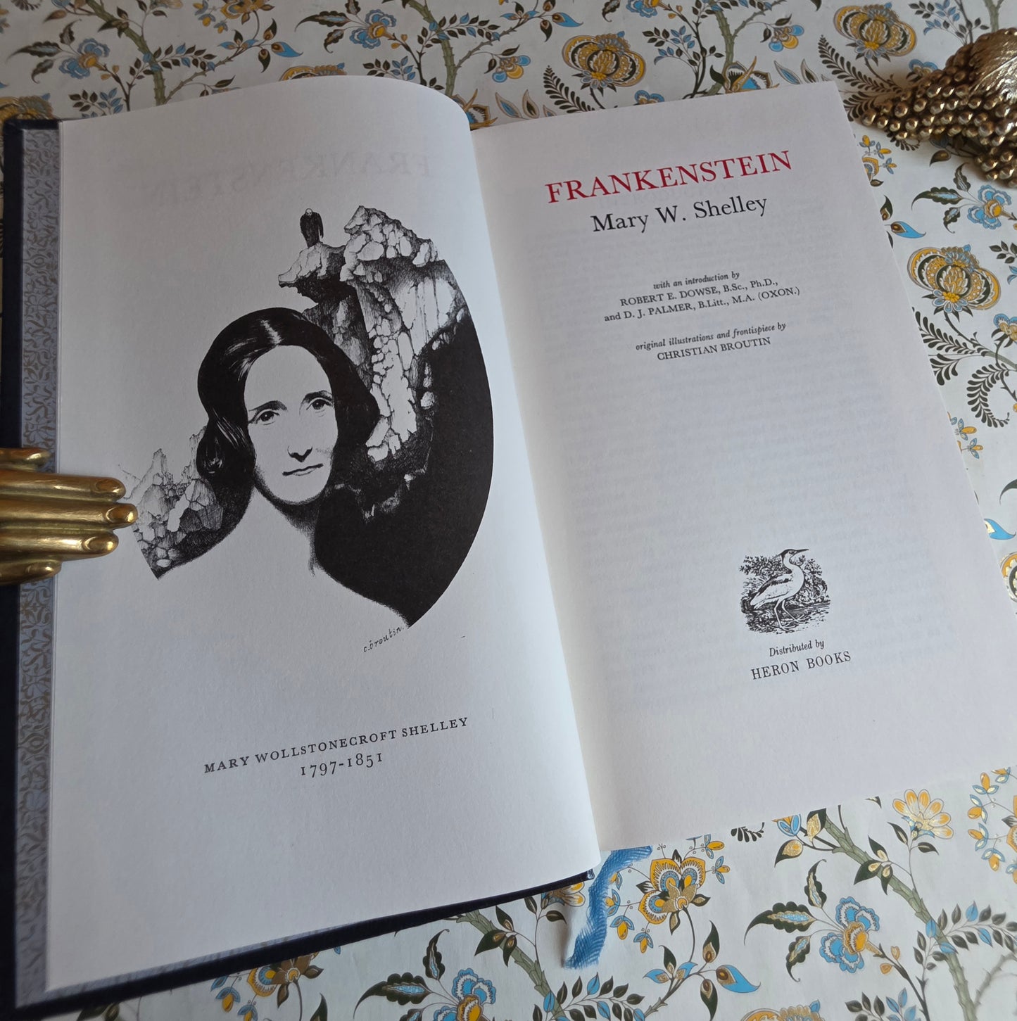 1973 Frankenstein by Mary Shelley - Illustrated Vintage Book