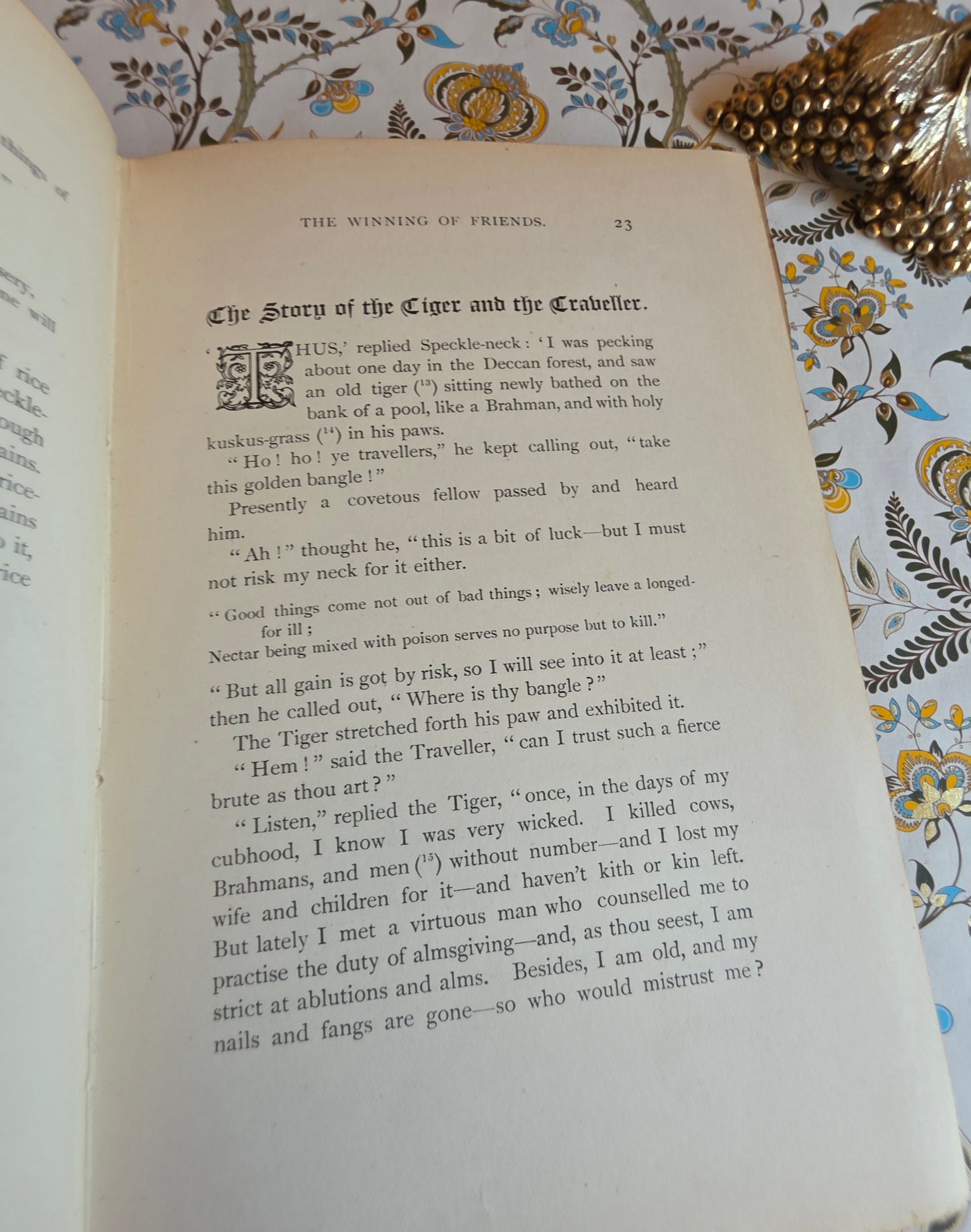 1893 The Book of Good Counsels - From the Sanskrit / Illustrated Antique Book