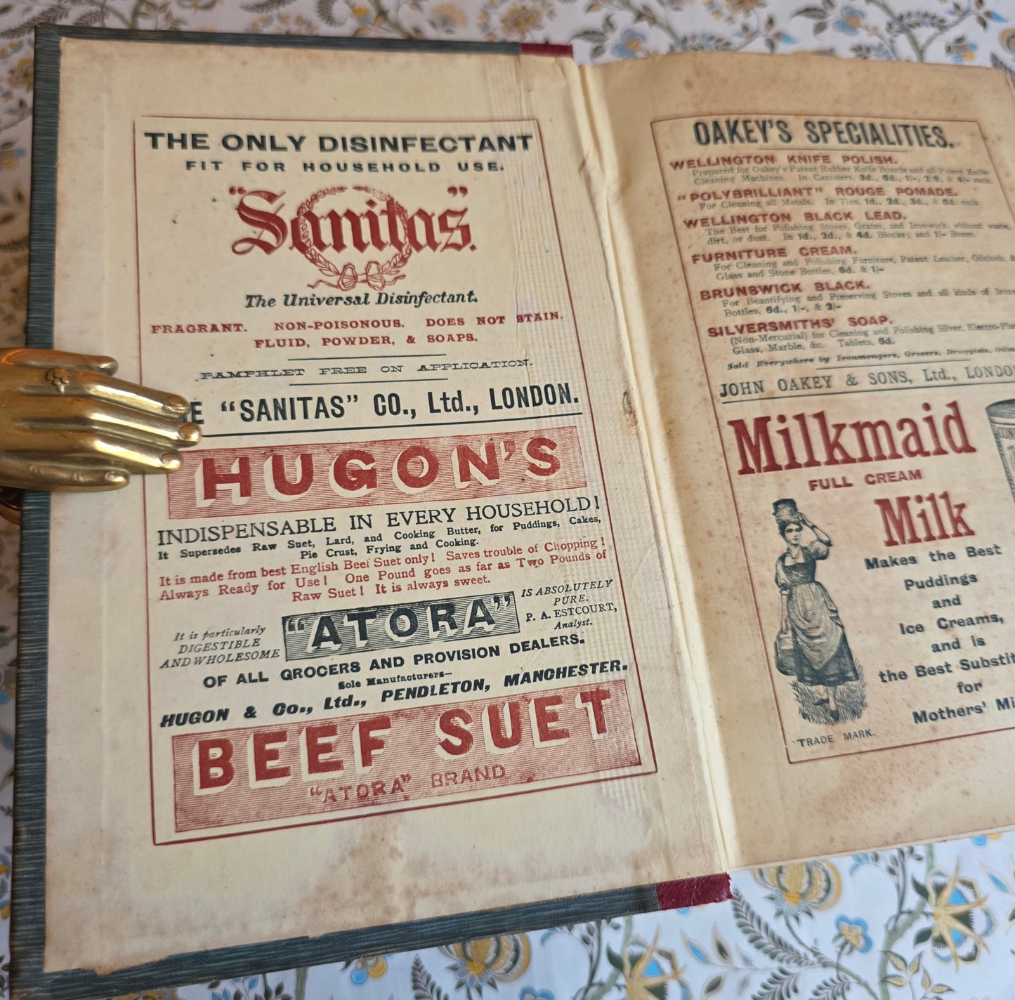 1906 Mrs Beeton's Book of Household Management - Large Illustrated Antique Book