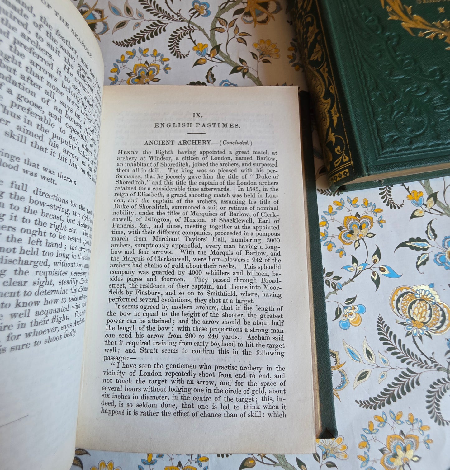 1844 Chronicles of the Seasons - Scarce Antique 4 Volume Set