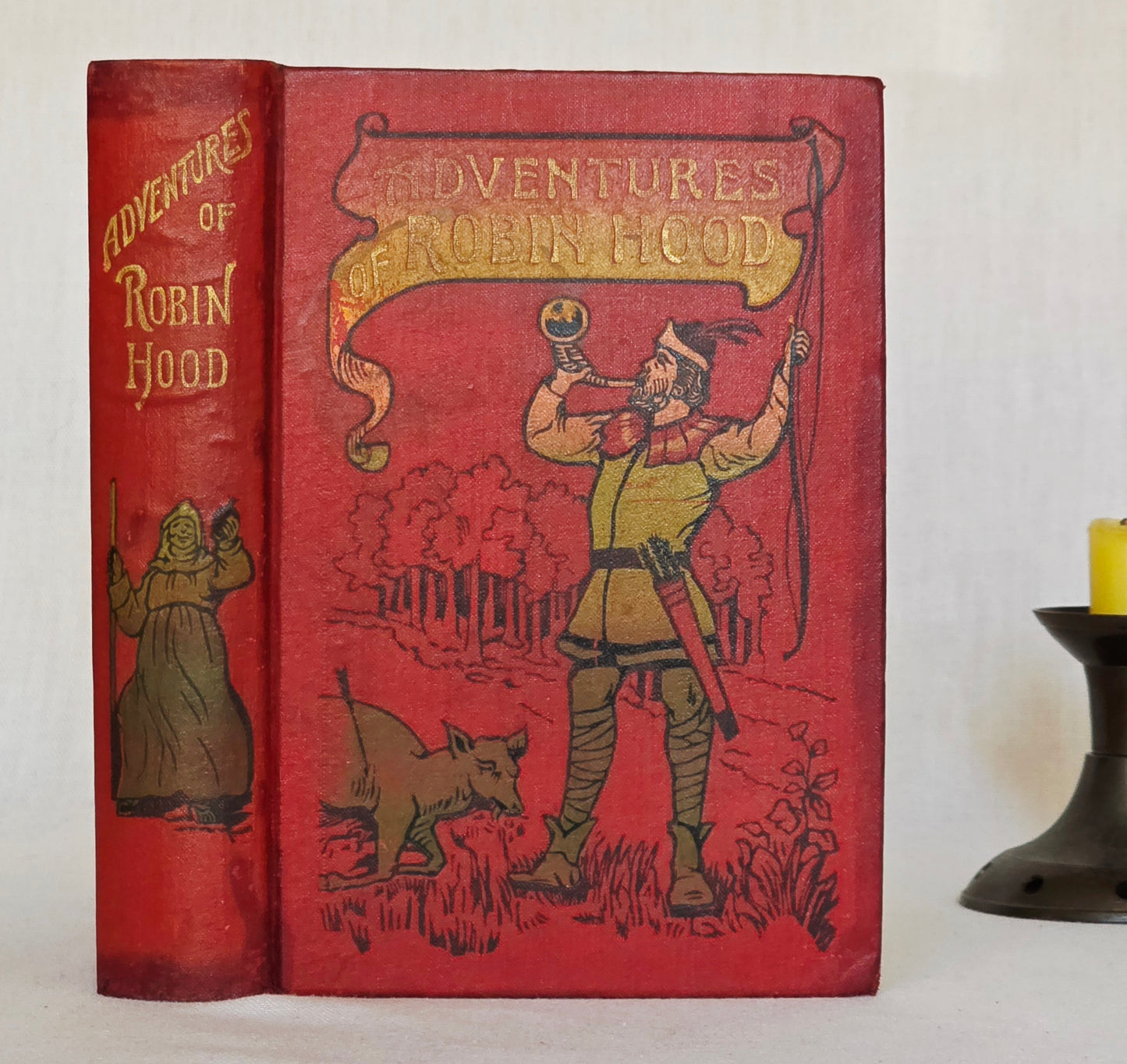 c1900 The Life and Adventures of Robin Hood - Antique Book