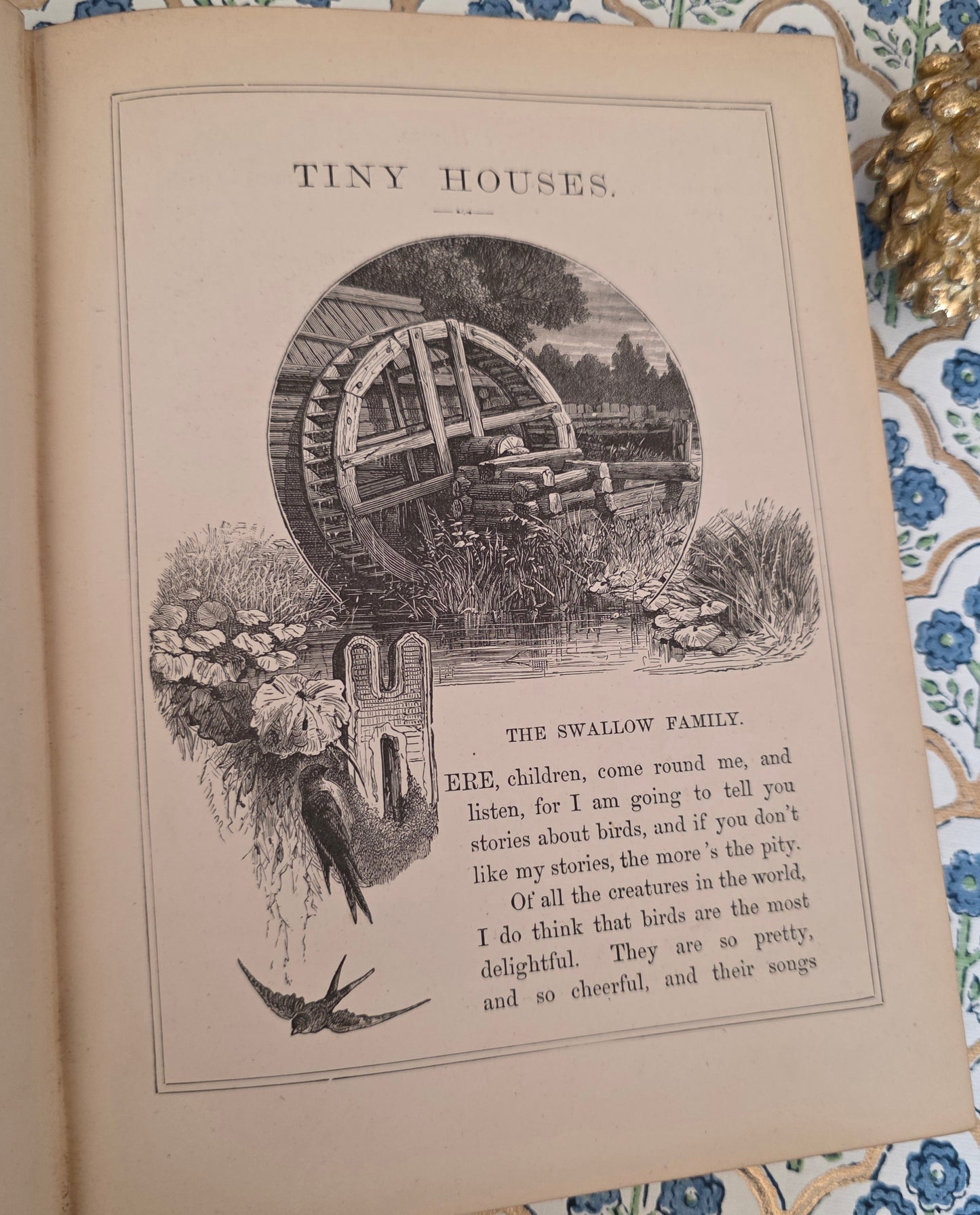 1876 Tiny Houses and Their Builders - Illustrated Antique Book
