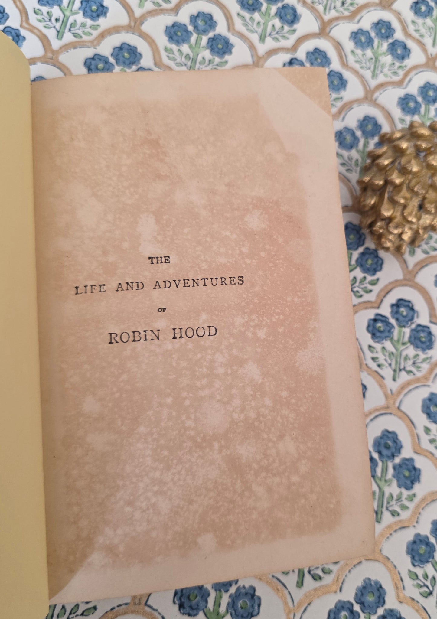 c1900 The Life and Adventures of Robin Hood - Antique Book
