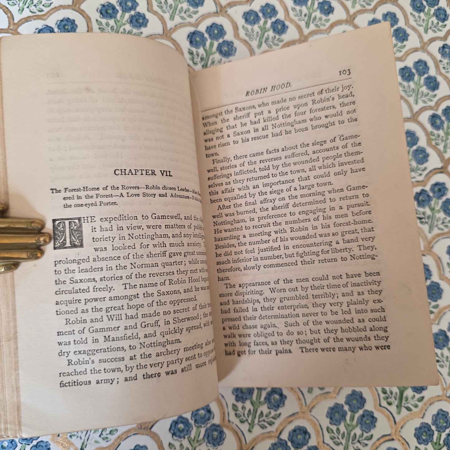 c1900 The Life and Adventures of Robin Hood - Antique Book