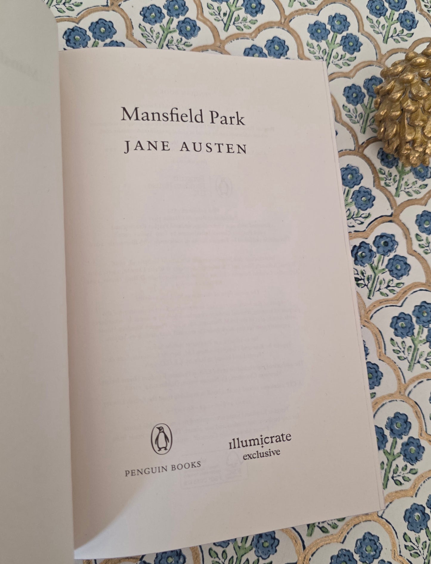 2026 Mansfield Park - Special Limited Edition - Illumicrate - Decorative Page Edges