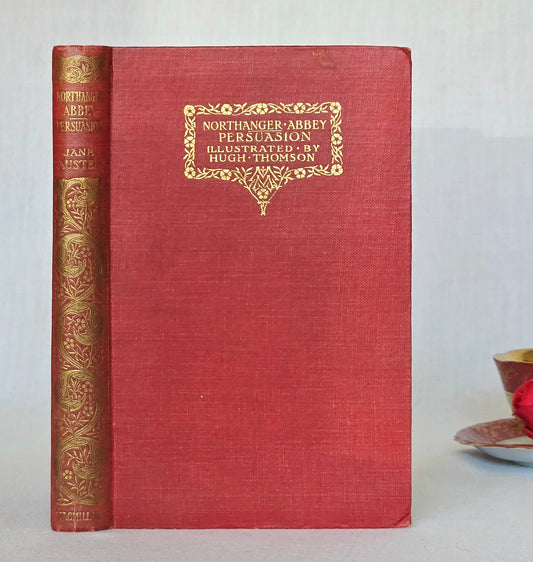 1916 Northanger Abbey and Persuasion by Jane Austen - Illustrated Antique Book
