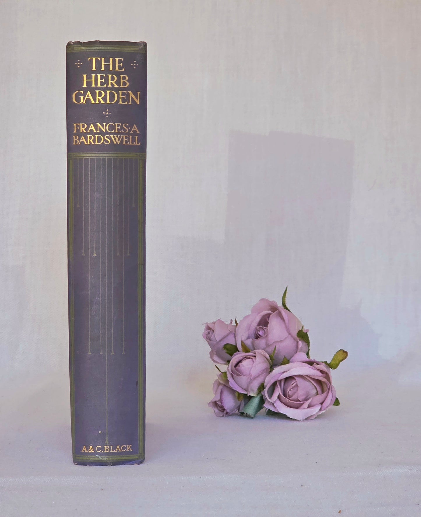 1911 The Herb Garden by Frances A Bardswell - Illustrated Antique Book