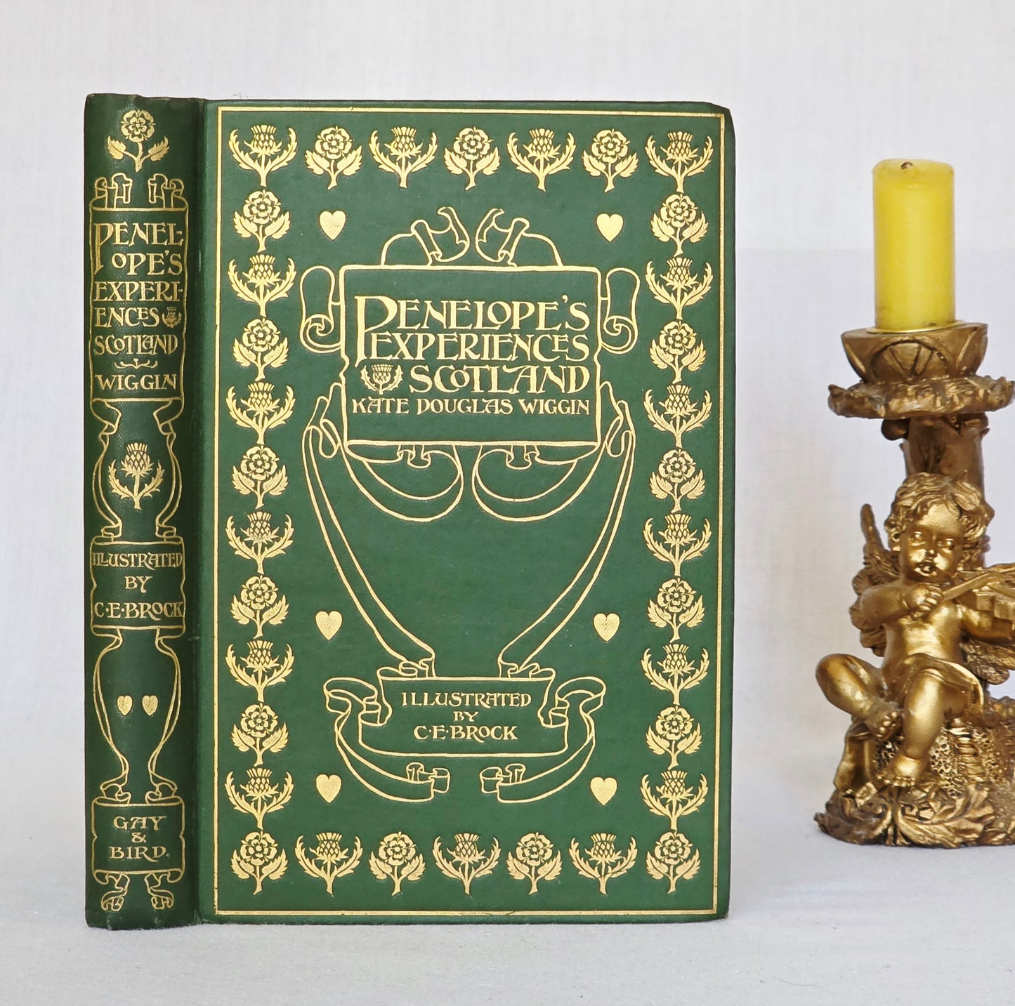 RESERVED RESERVED 1903 Penelope's Experiences in Scotland by Kate Douglas Wiggin - Illustrated Antique Book