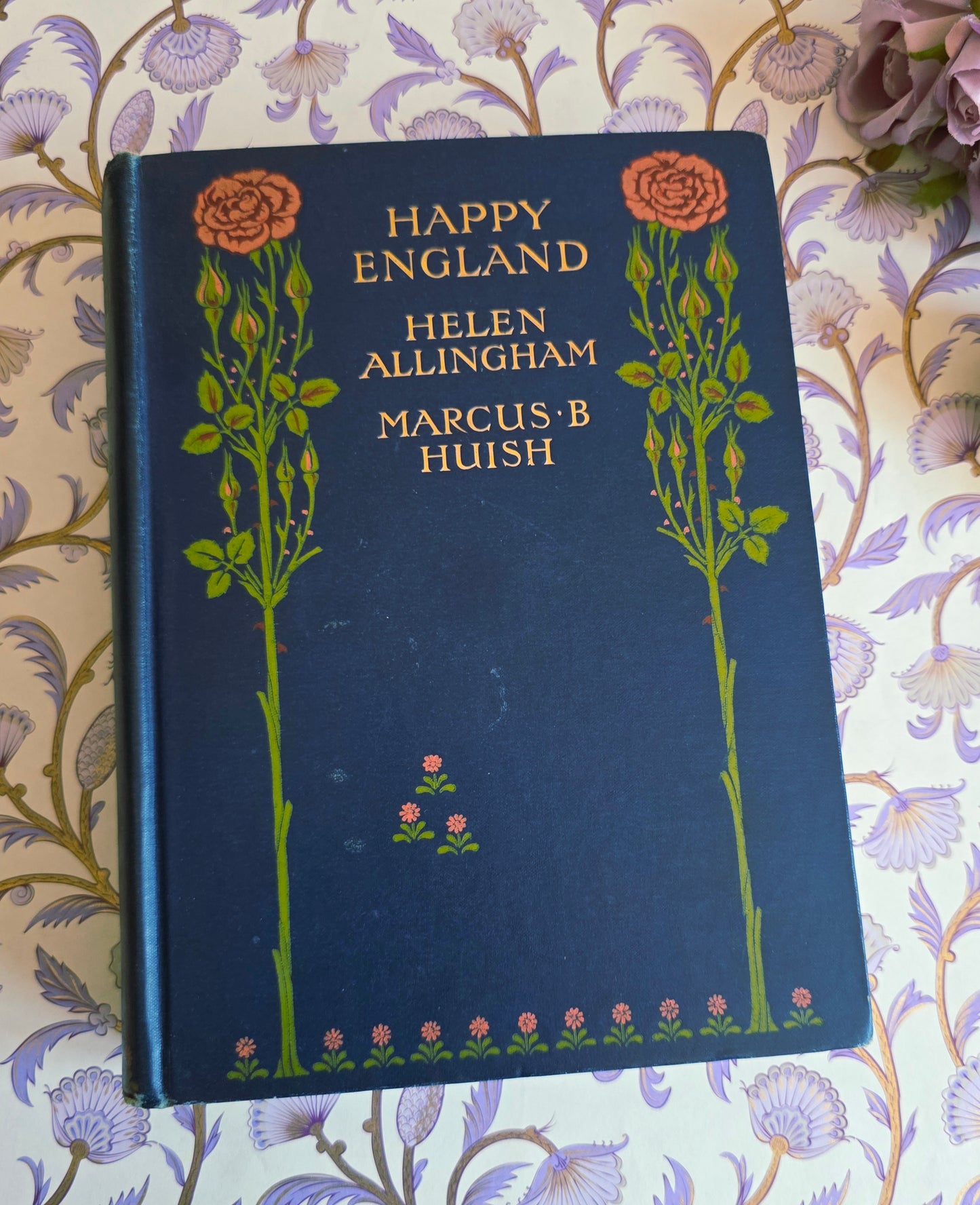 1903 Happy England by Allingham and Huish - Illustrated Antique Book