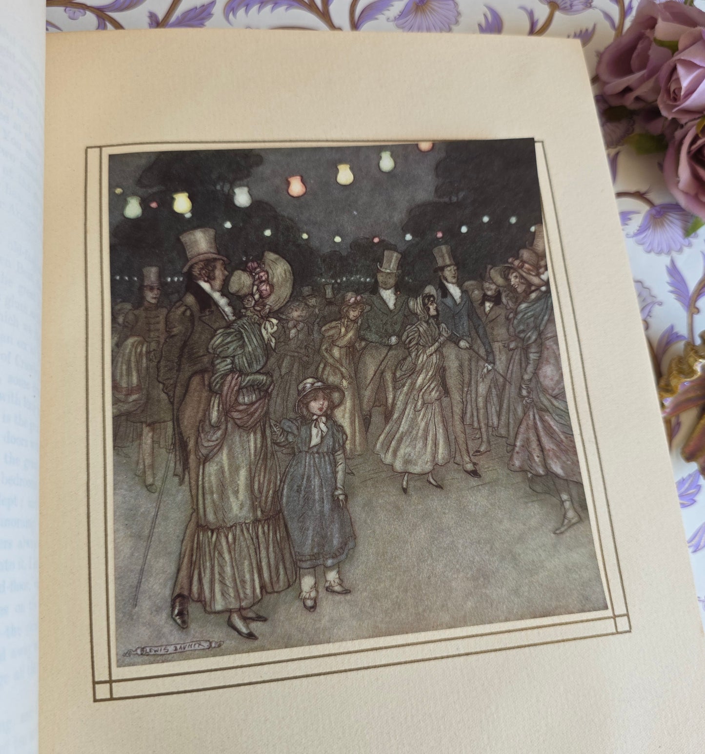 1913 Vanity Fair by William Makepeace Thackeray - Large Antique Illustrated Book
