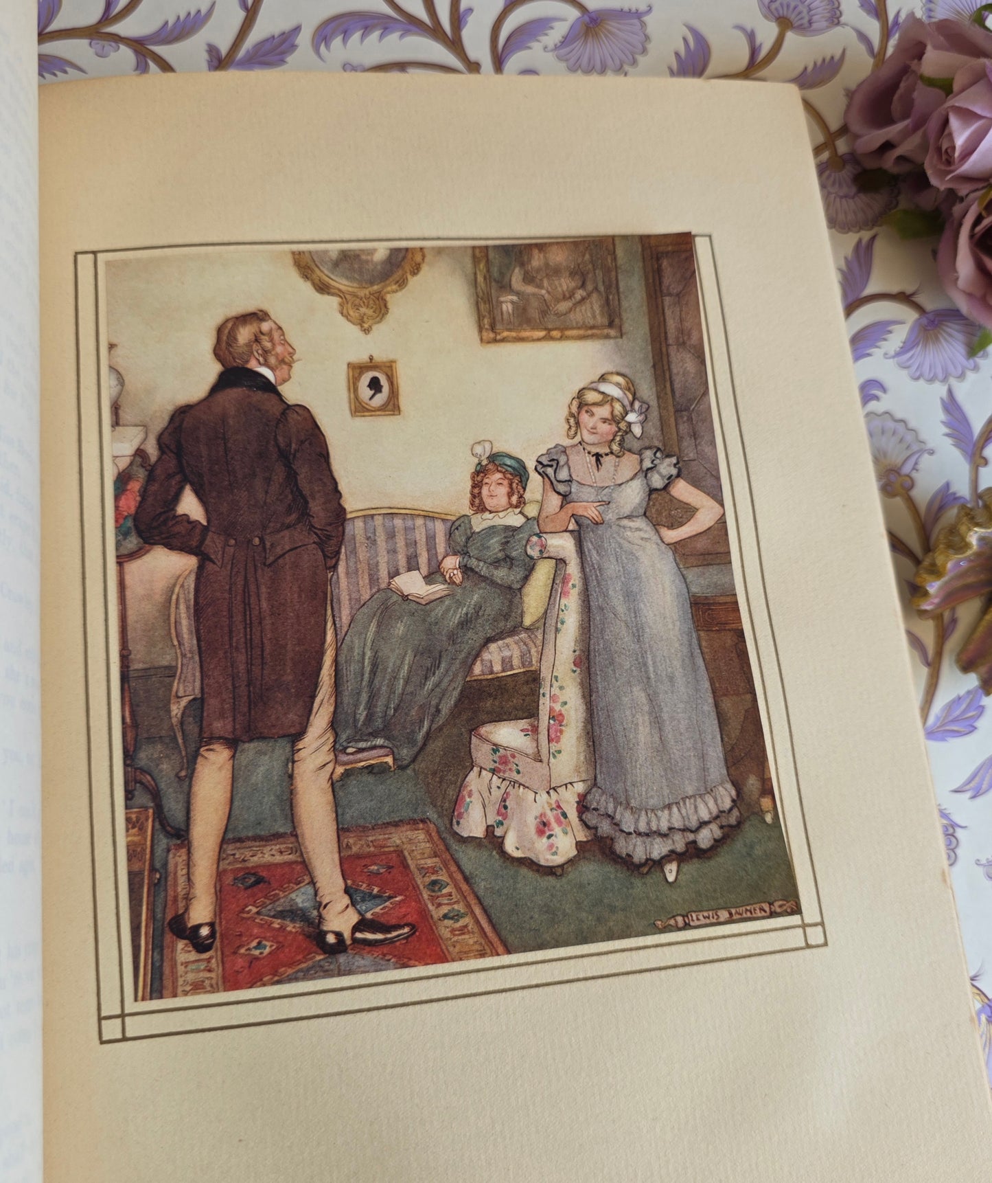 1913 Vanity Fair by William Makepeace Thackeray - Large Antique Illustrated Book