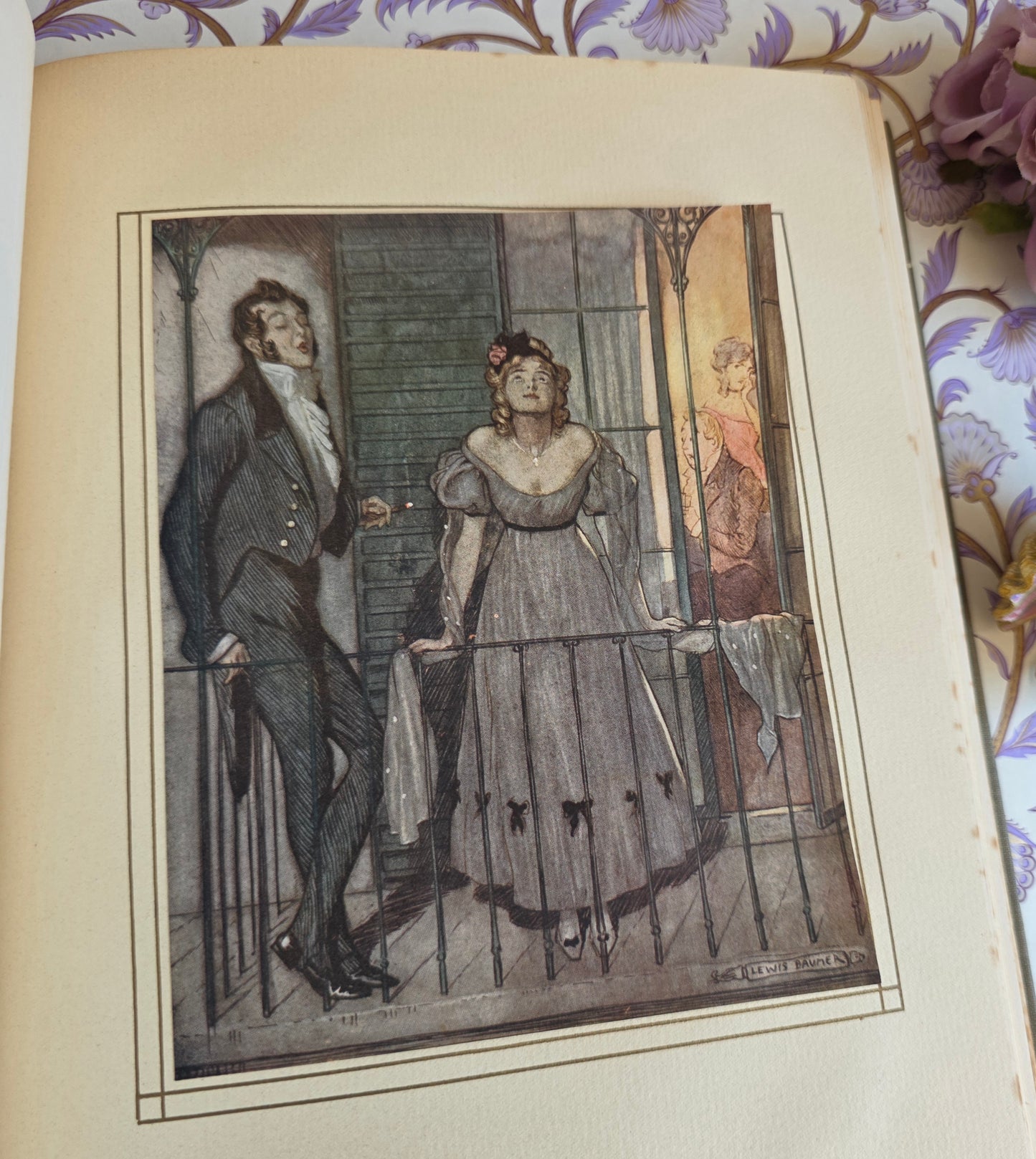 1913 Vanity Fair by William Makepeace Thackeray - Large Antique Illustrated Book