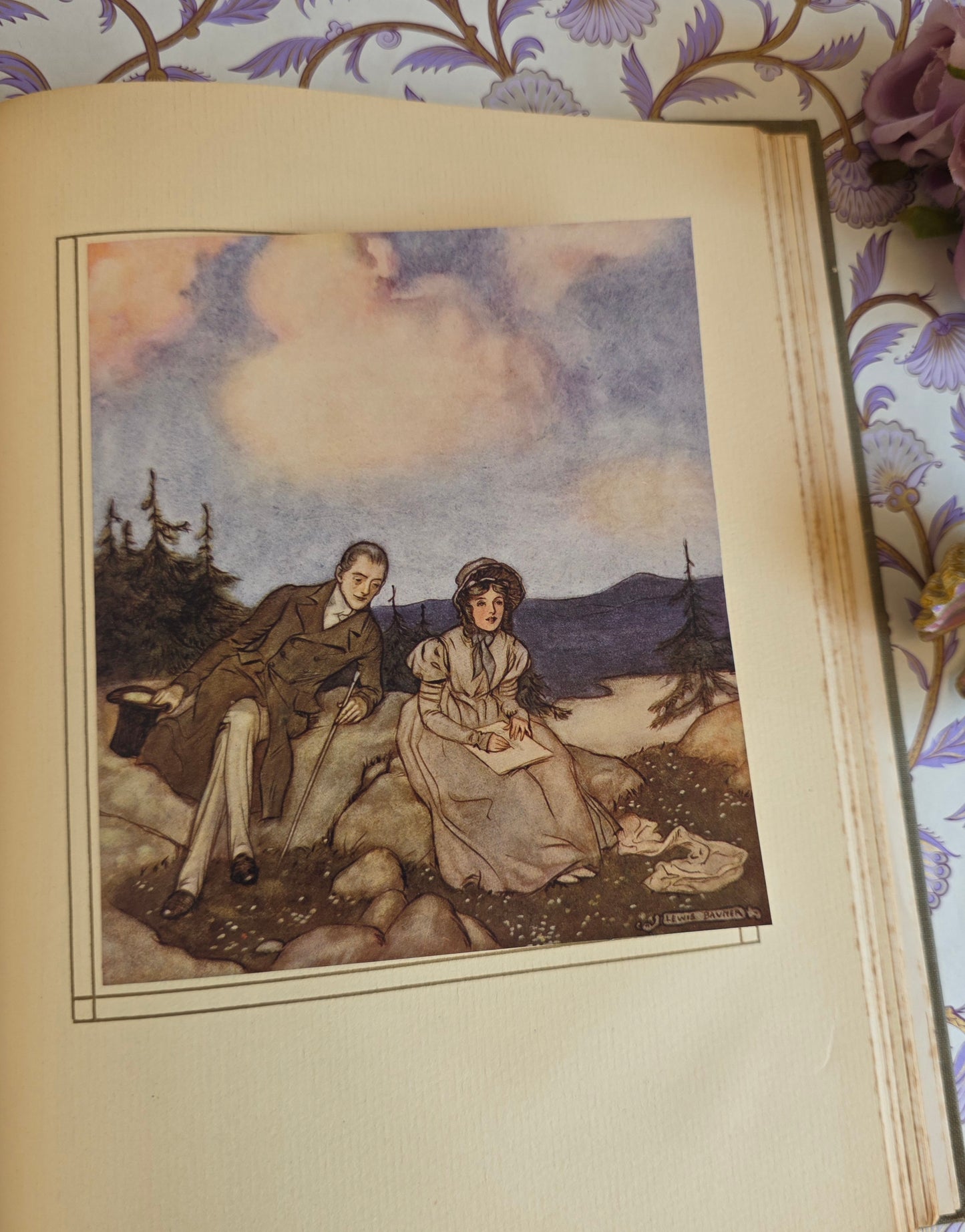 1913 Vanity Fair by William Makepeace Thackeray - Large Antique Illustrated Book
