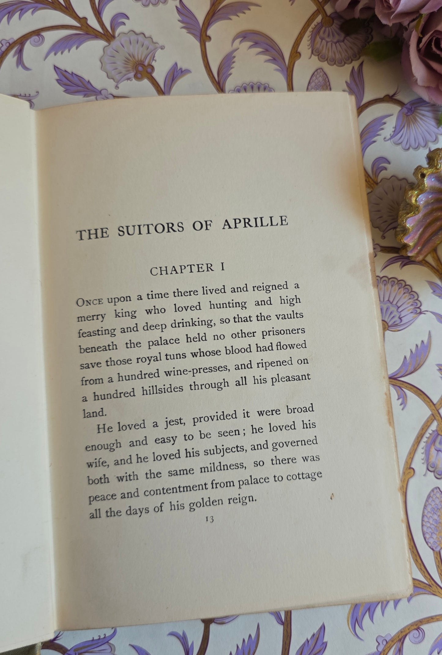 1900 The Suitors of Aprille by Norman Garstin - Illustrated Antique Fairy Tale Book