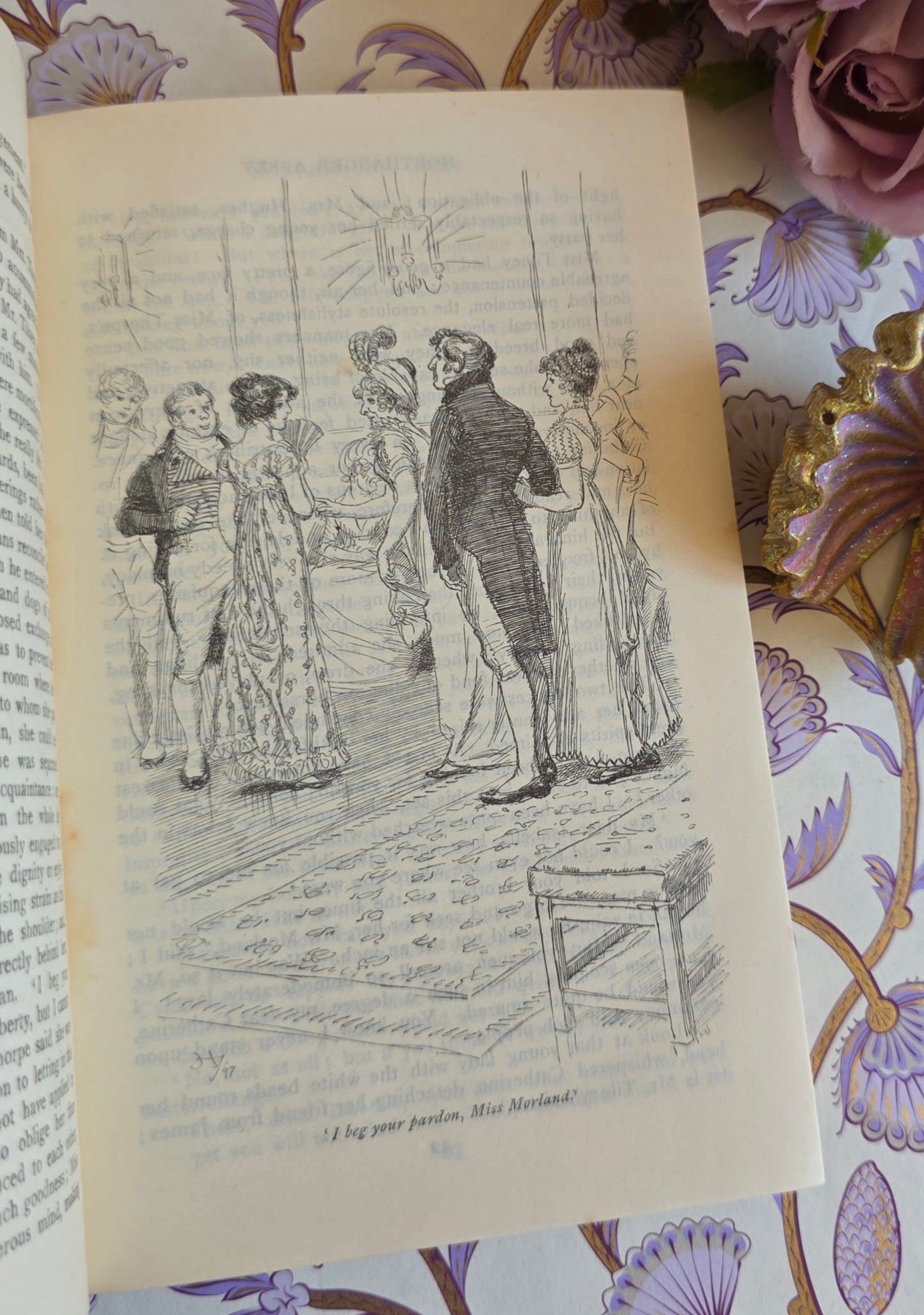 1916 Northanger Abbey and Persuasion by Jane Austen - Illustrated Antique Book