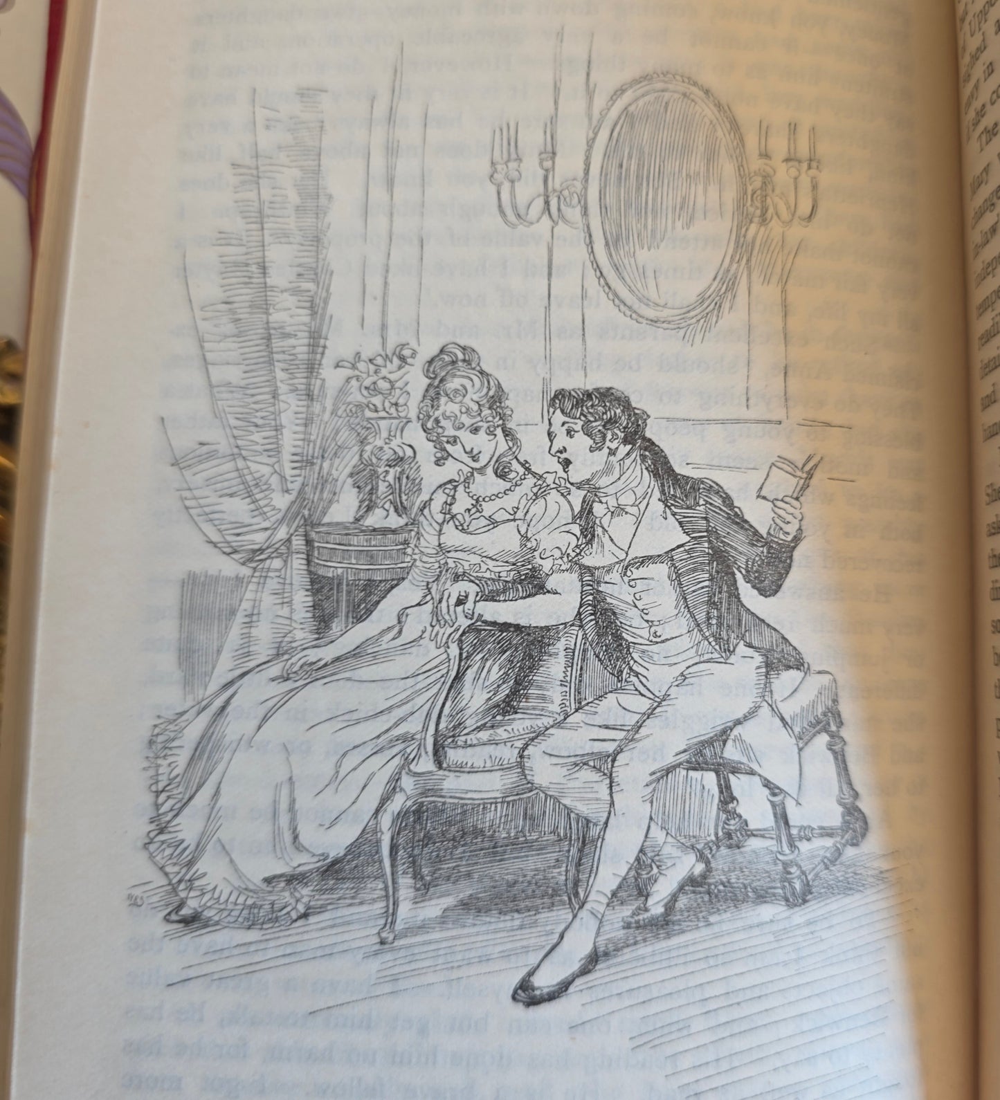 1916 Northanger Abbey and Persuasion by Jane Austen - Illustrated Antique Book