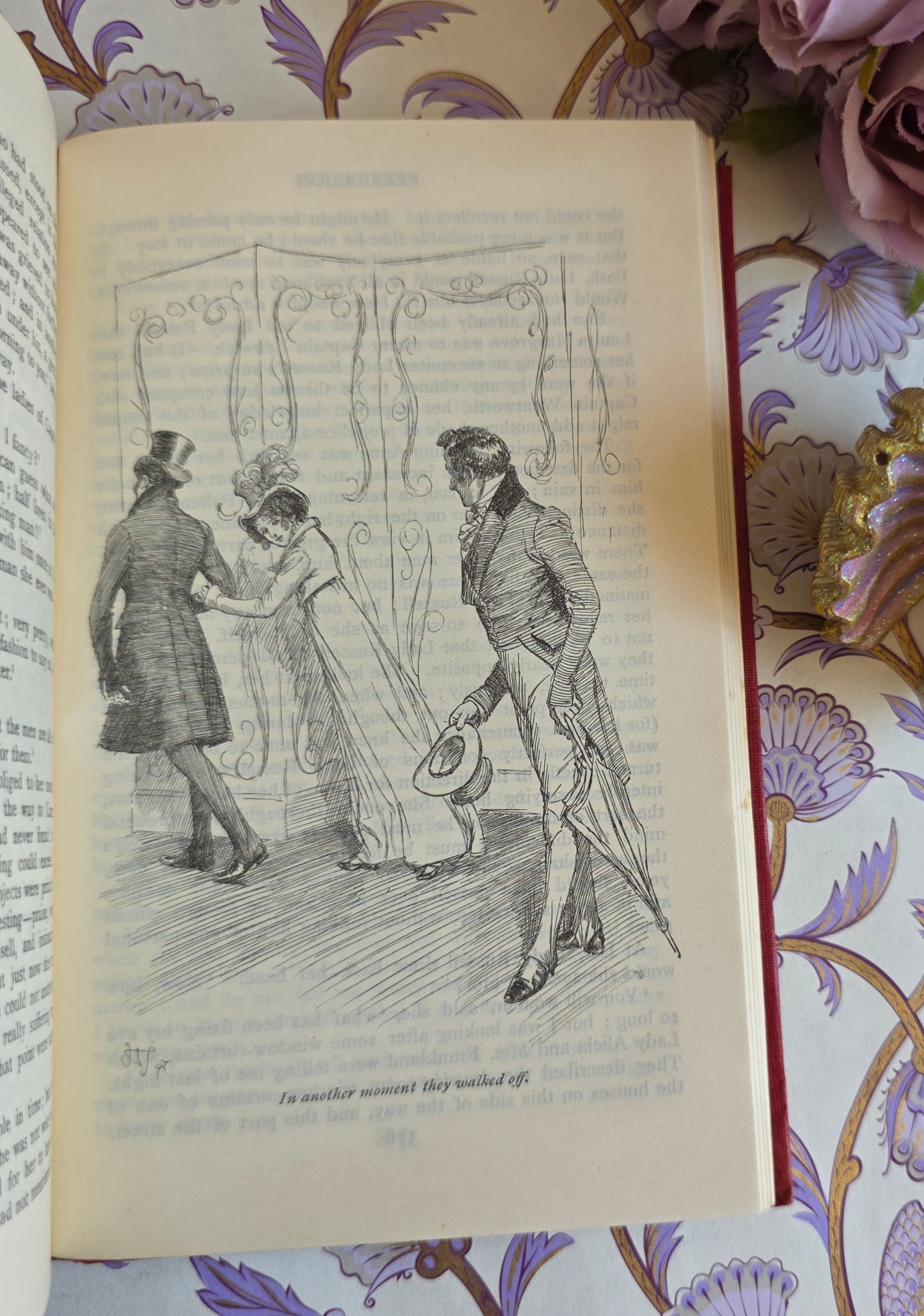 1916 Northanger Abbey and Persuasion by Jane Austen - Illustrated Antique Book