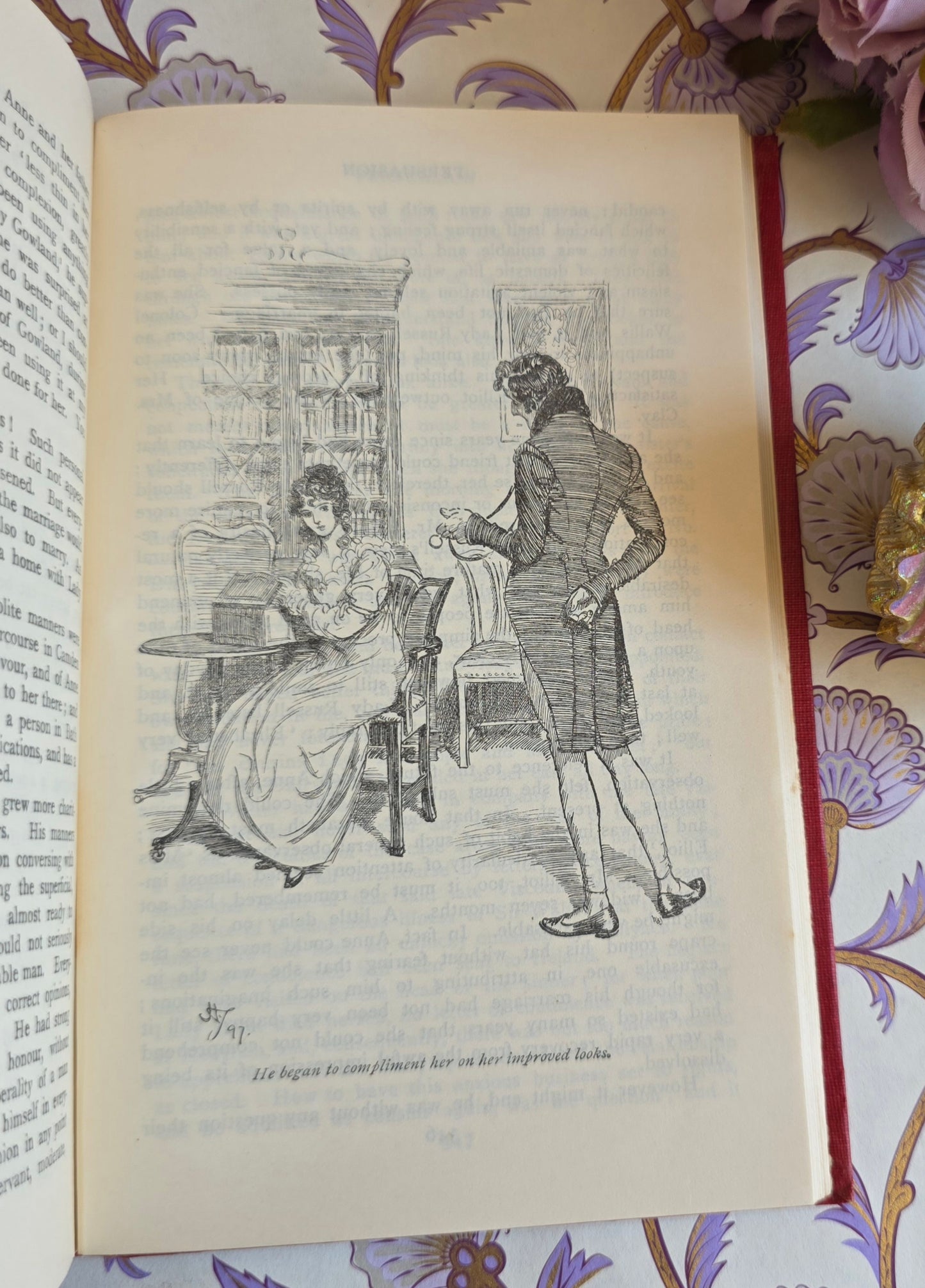 1916 Northanger Abbey and Persuasion by Jane Austen - Illustrated Antique Book