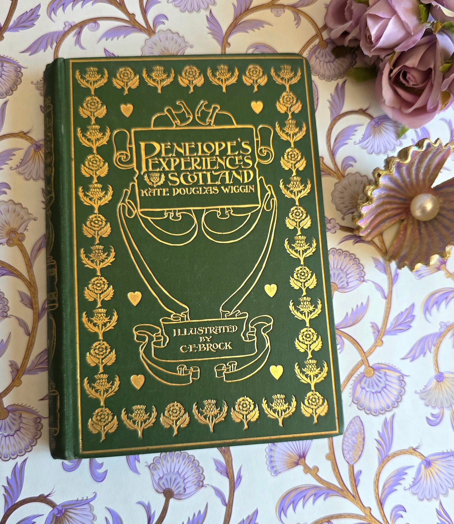 RESERVED RESERVED 1903 Penelope's Experiences in Scotland by Kate Douglas Wiggin - Illustrated Antique Book