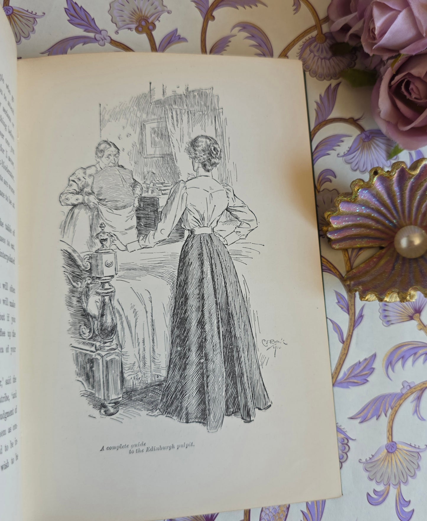 RESERVED RESERVED 1903 Penelope's Experiences in Scotland by Kate Douglas Wiggin - Illustrated Antique Book