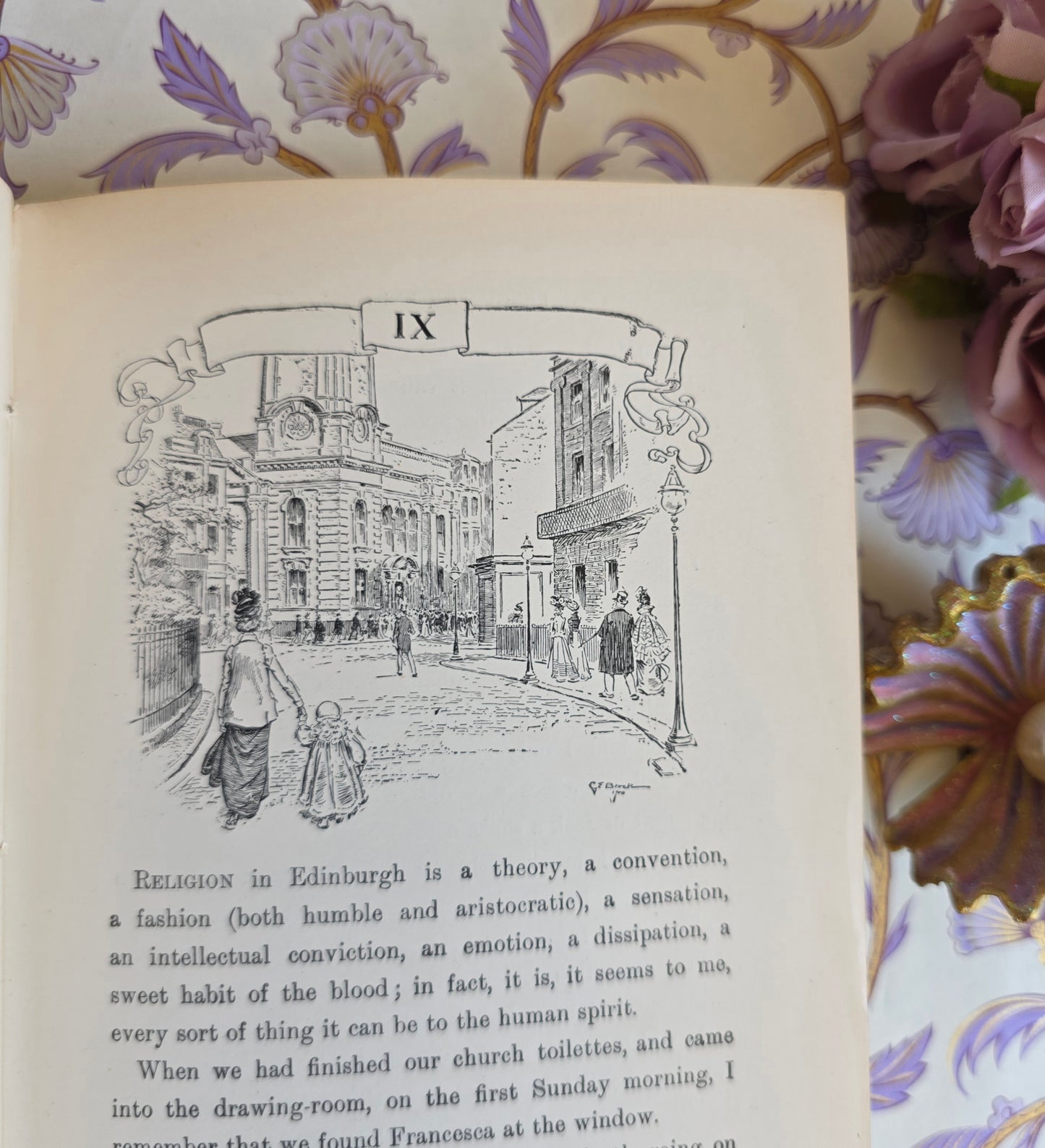 RESERVED RESERVED 1903 Penelope's Experiences in Scotland by Kate Douglas Wiggin - Illustrated Antique Book