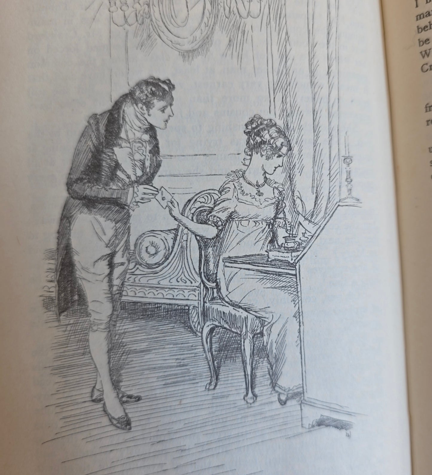 1918 Mansfield Park by Jane Austen - Illustrated Antique Book