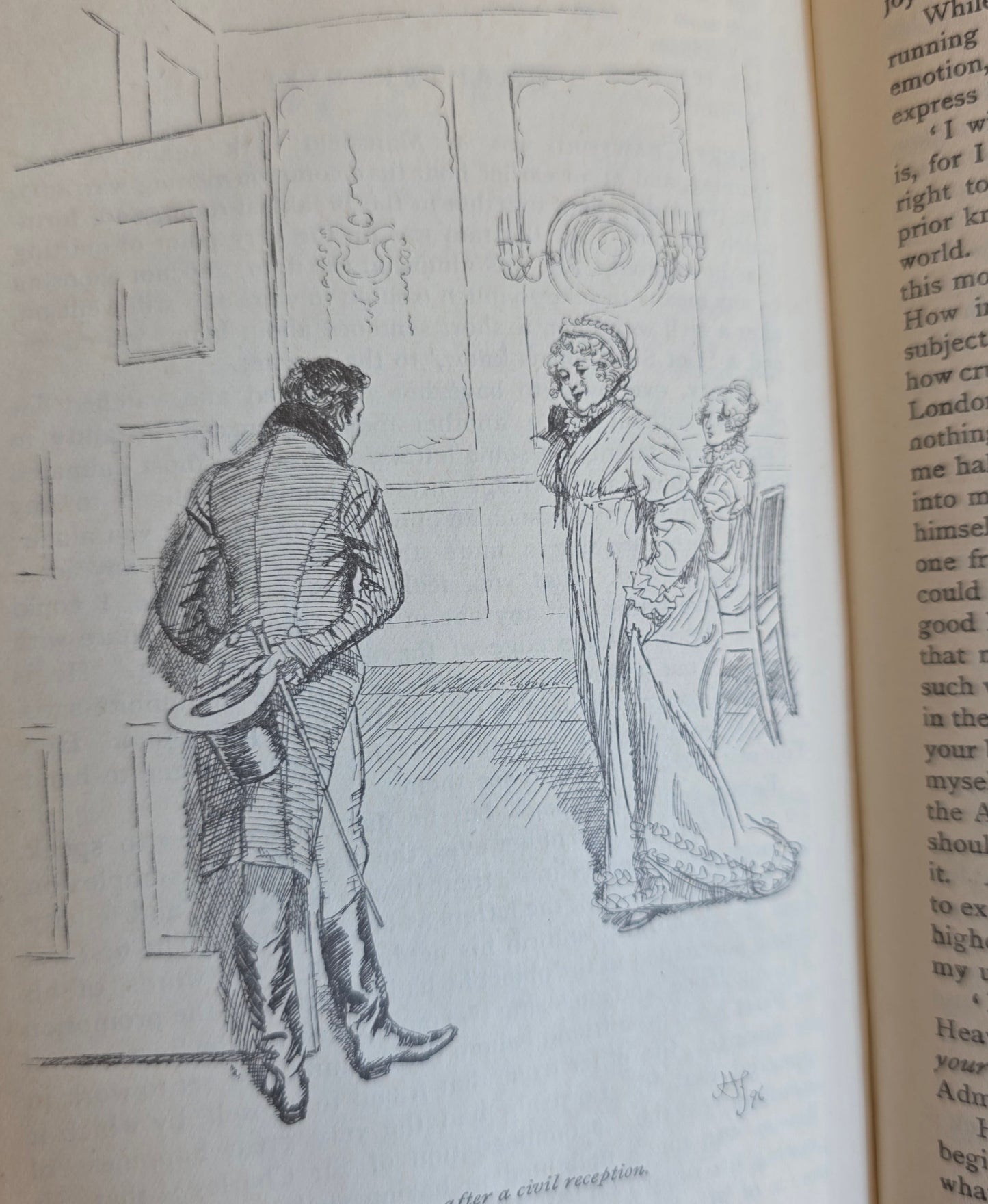 1918 Mansfield Park by Jane Austen - Illustrated Antique Book
