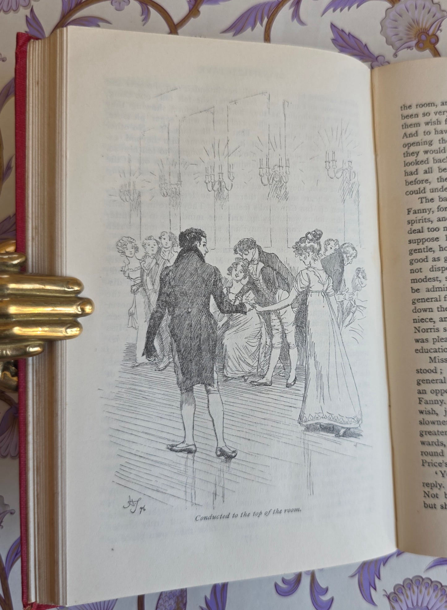 1918 Mansfield Park by Jane Austen - Illustrated Antique Book