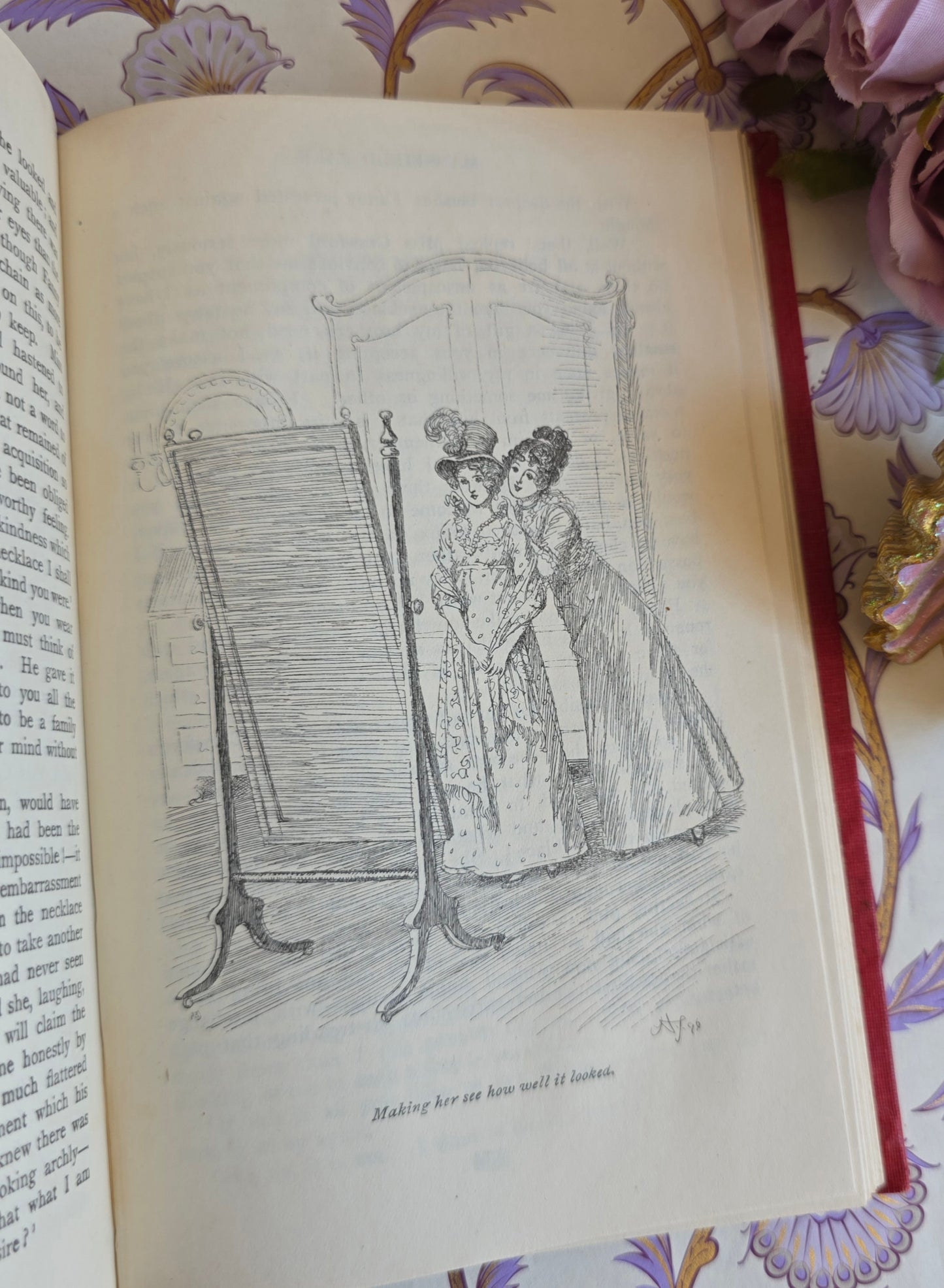 1918 Mansfield Park by Jane Austen - Illustrated Antique Book