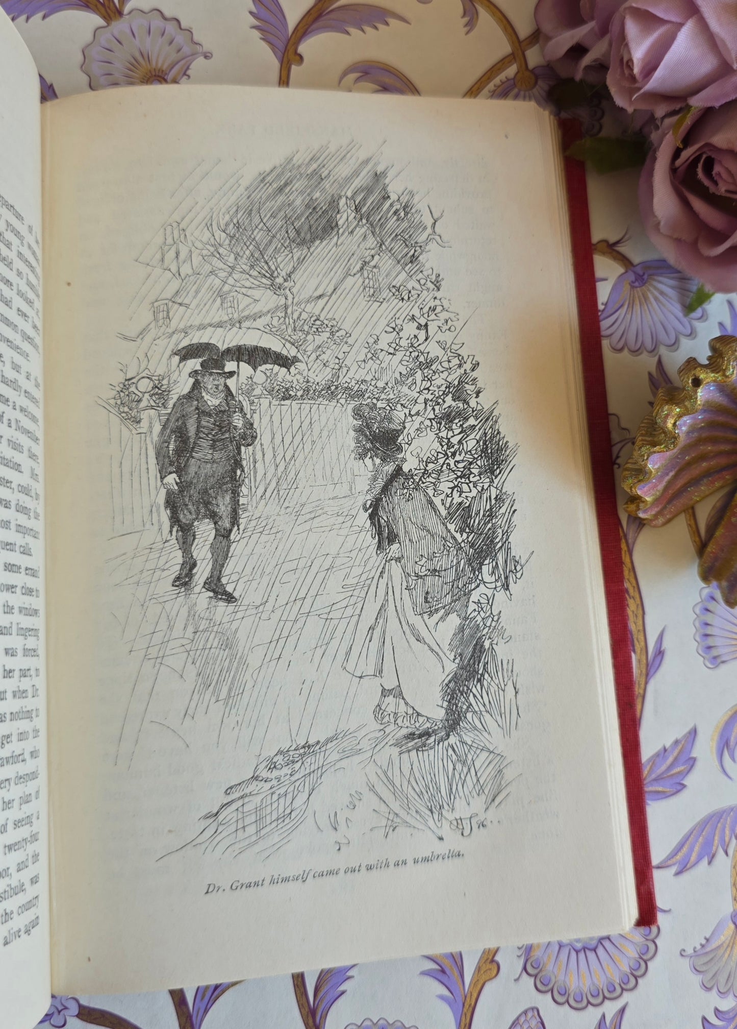 1918 Mansfield Park by Jane Austen - Illustrated Antique Book