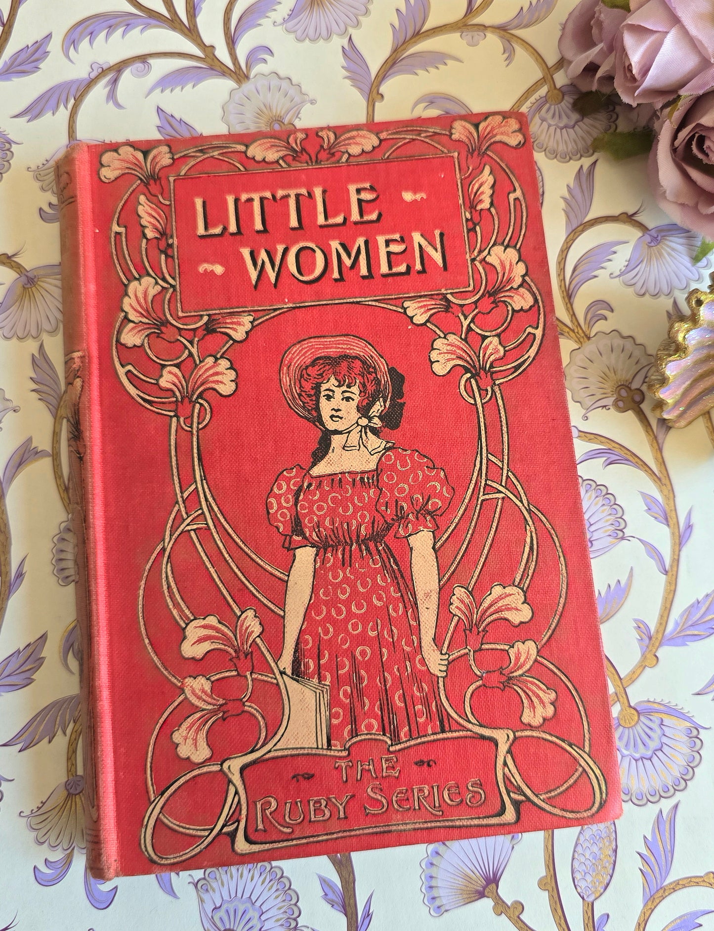 1890s Little Women by Louisa M Alcott - Antique Book - Ruby Series