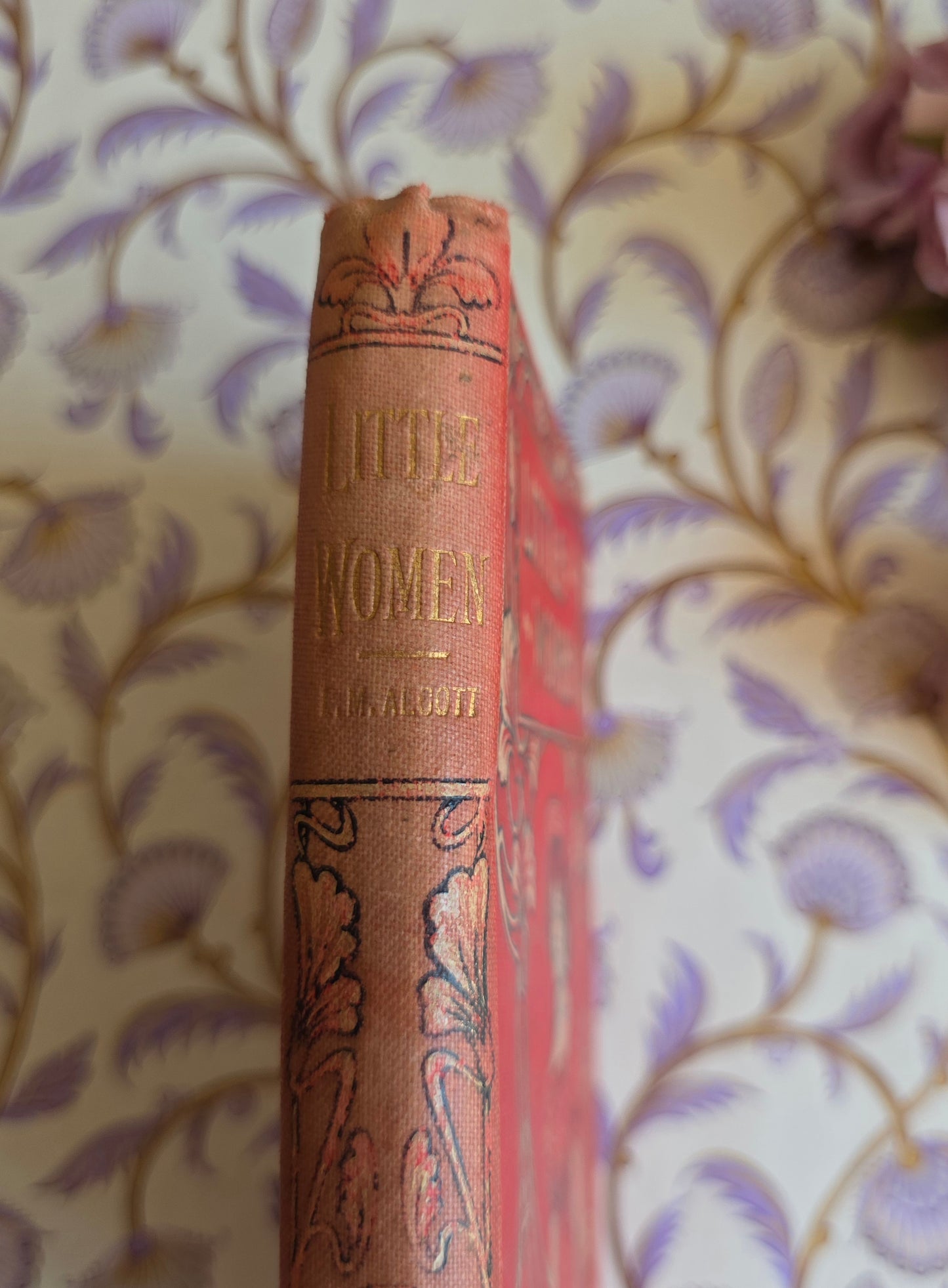 1890s Little Women by Louisa M Alcott - Antique Book - Ruby Series