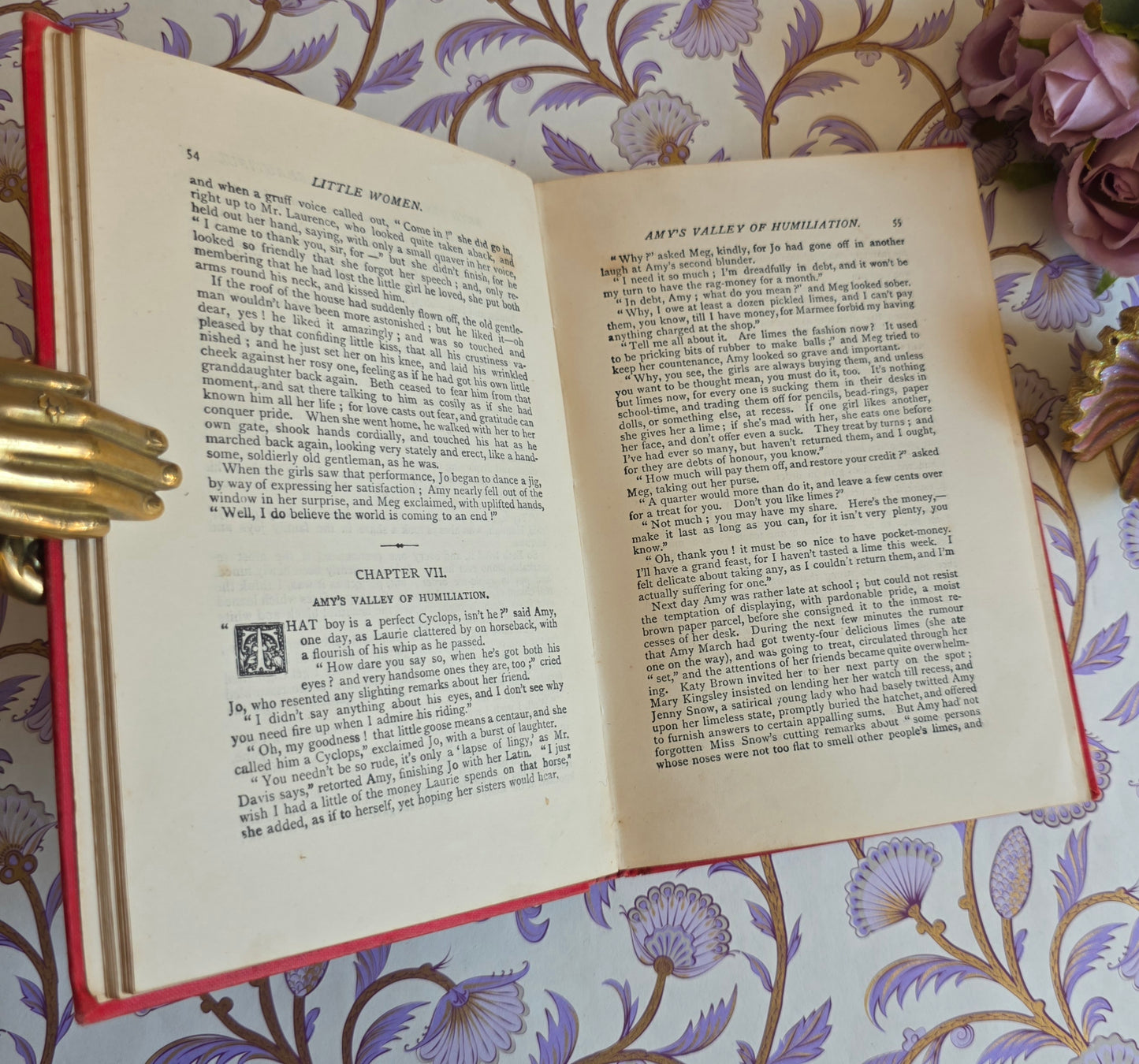 1890s Little Women by Louisa M Alcott - Antique Book - Ruby Series