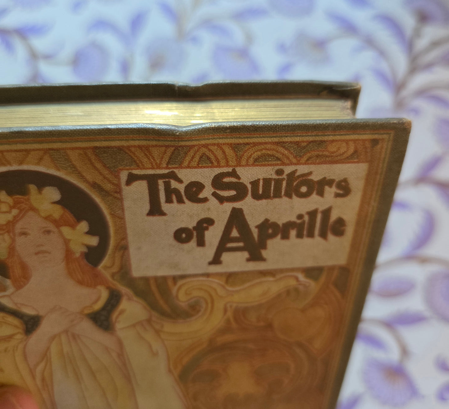 1900 The Suitors of Aprille by Norman Garstin - Illustrated Antique Fairy Tale Book