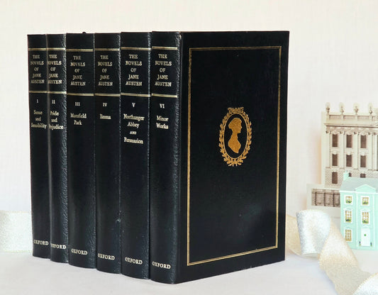 1898 Complete Novels of Jane Austen Plus Minor Works - Vintage Book Set