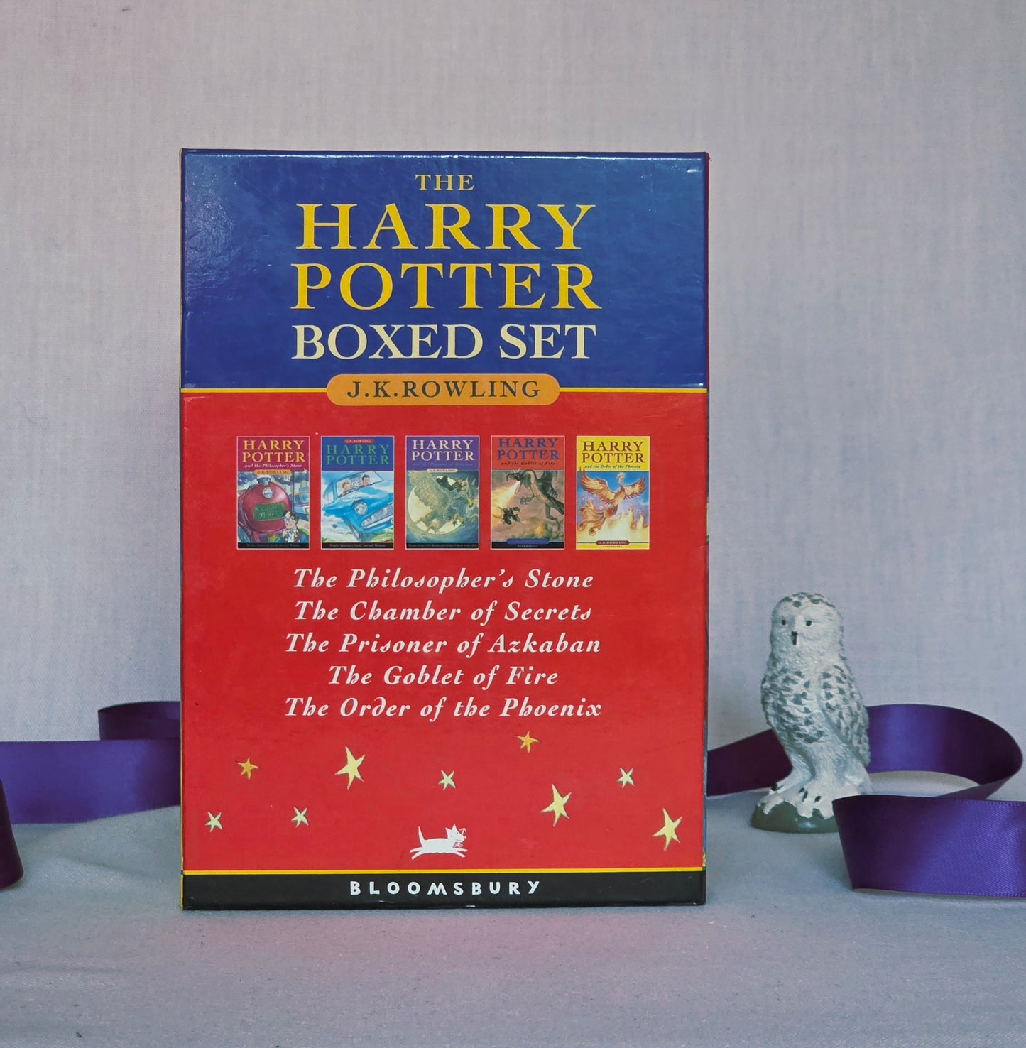 2004 Collector's Harry Potter Five Book Set / Vintage Paperbacks in Slipcase Box