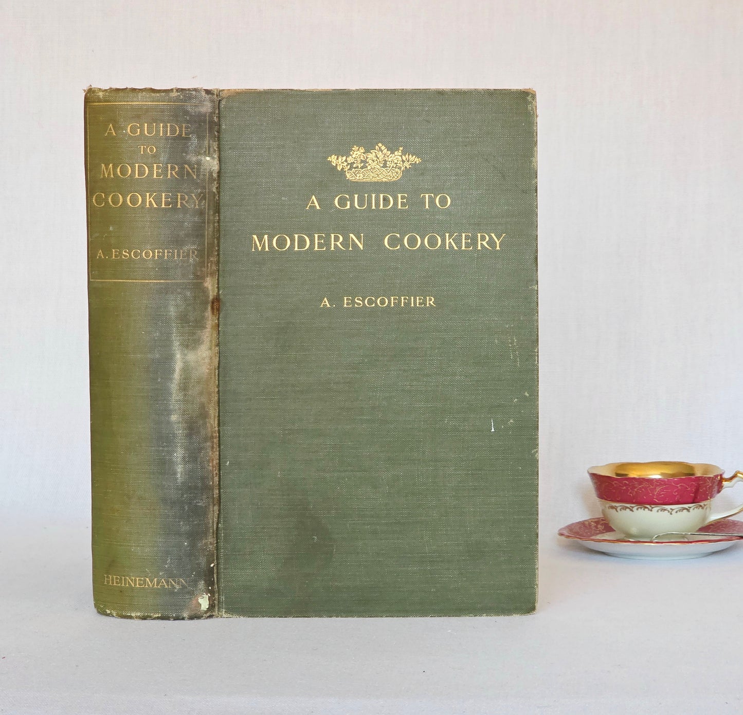 1909 A Guide to Modern Cookery by A Escoffier -  Autograph Presentation Copy