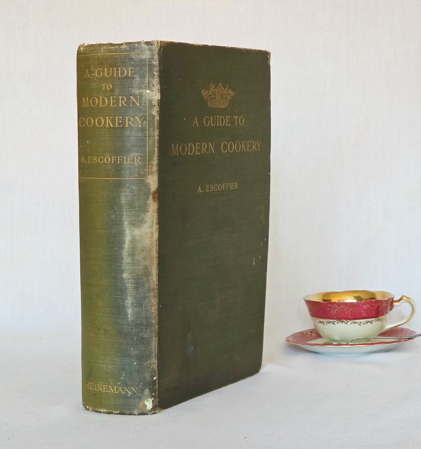 1909 A Guide to Modern Cookery by A Escoffier -  Autograph Presentation Copy