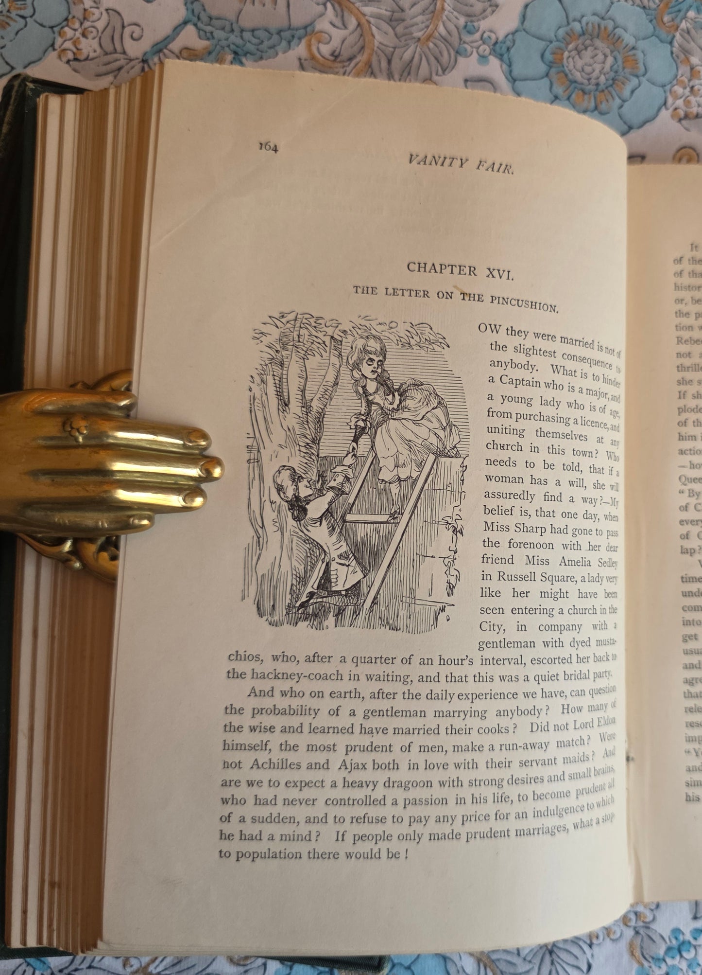 1888 Vanity Fair by William Makepeace Thackeray - Illustrated Antique Book in Two Volumes