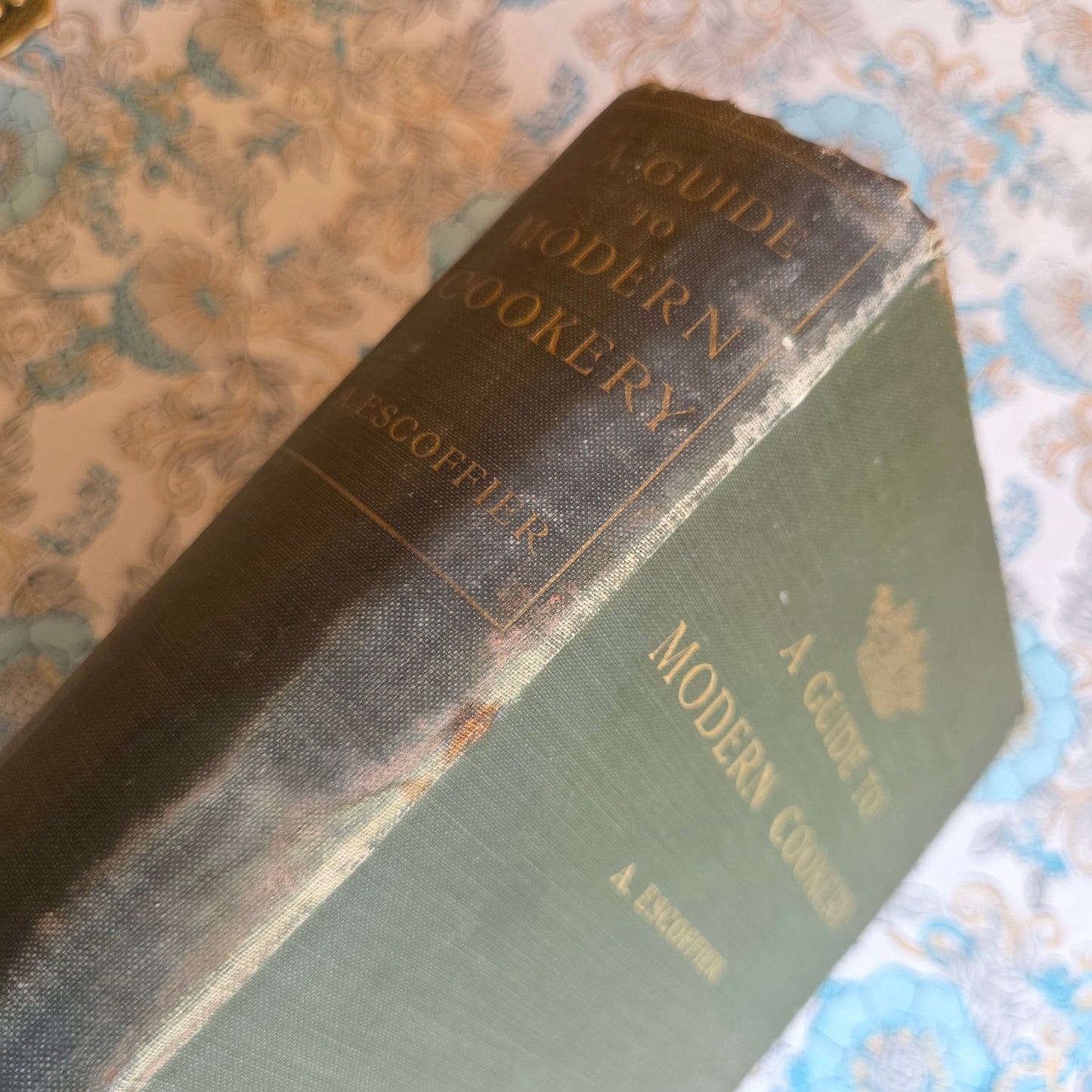 1909 A Guide to Modern Cookery by A Escoffier -  Autograph Presentation Copy