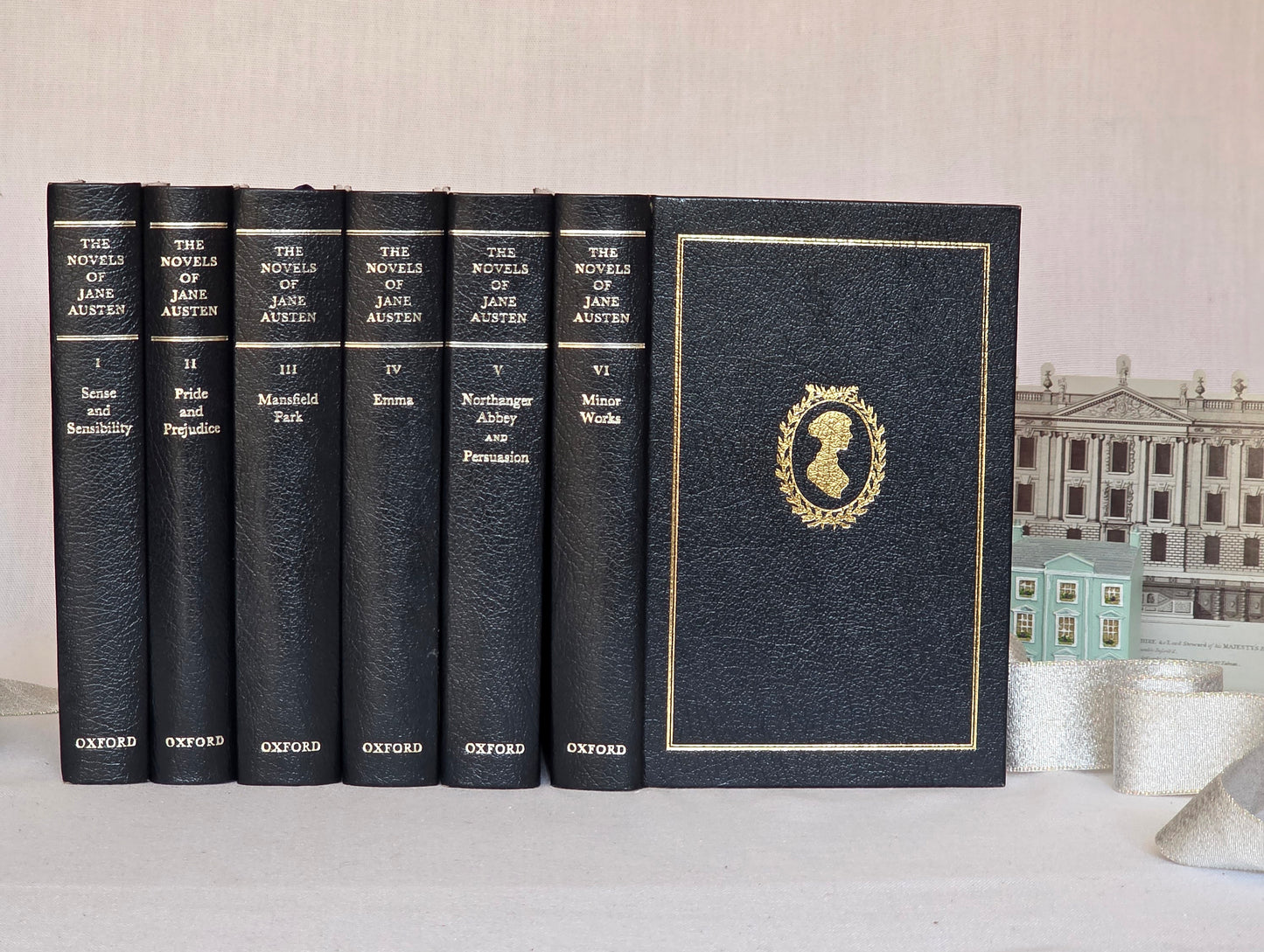 1898 Complete Novels of Jane Austen Plus Minor Works - Vintage Book Set