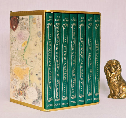 2002 Chronicles of Narnia Luxury Boxed Set - Scarce, Illustrated, Slipcase