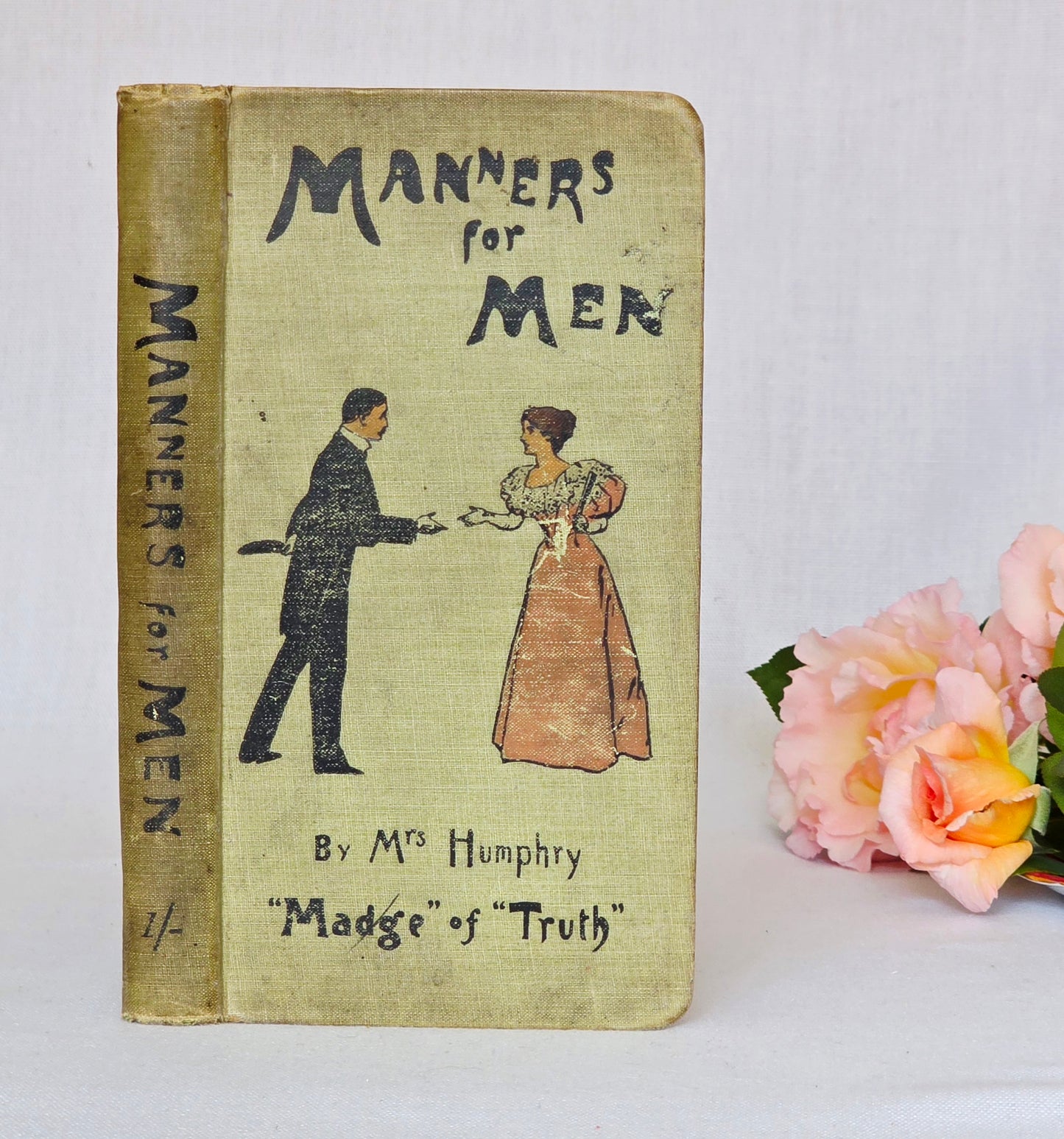 1897 Manners For Men by Mrs Humphrey - Antique Etiquette Guide Book