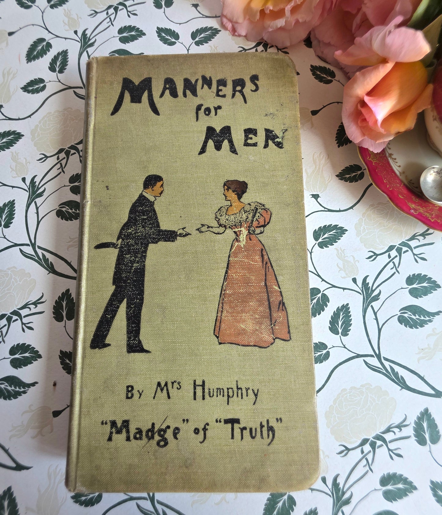 1897 Manners For Men by Mrs Humphrey - Antique Etiquette Guide Book
