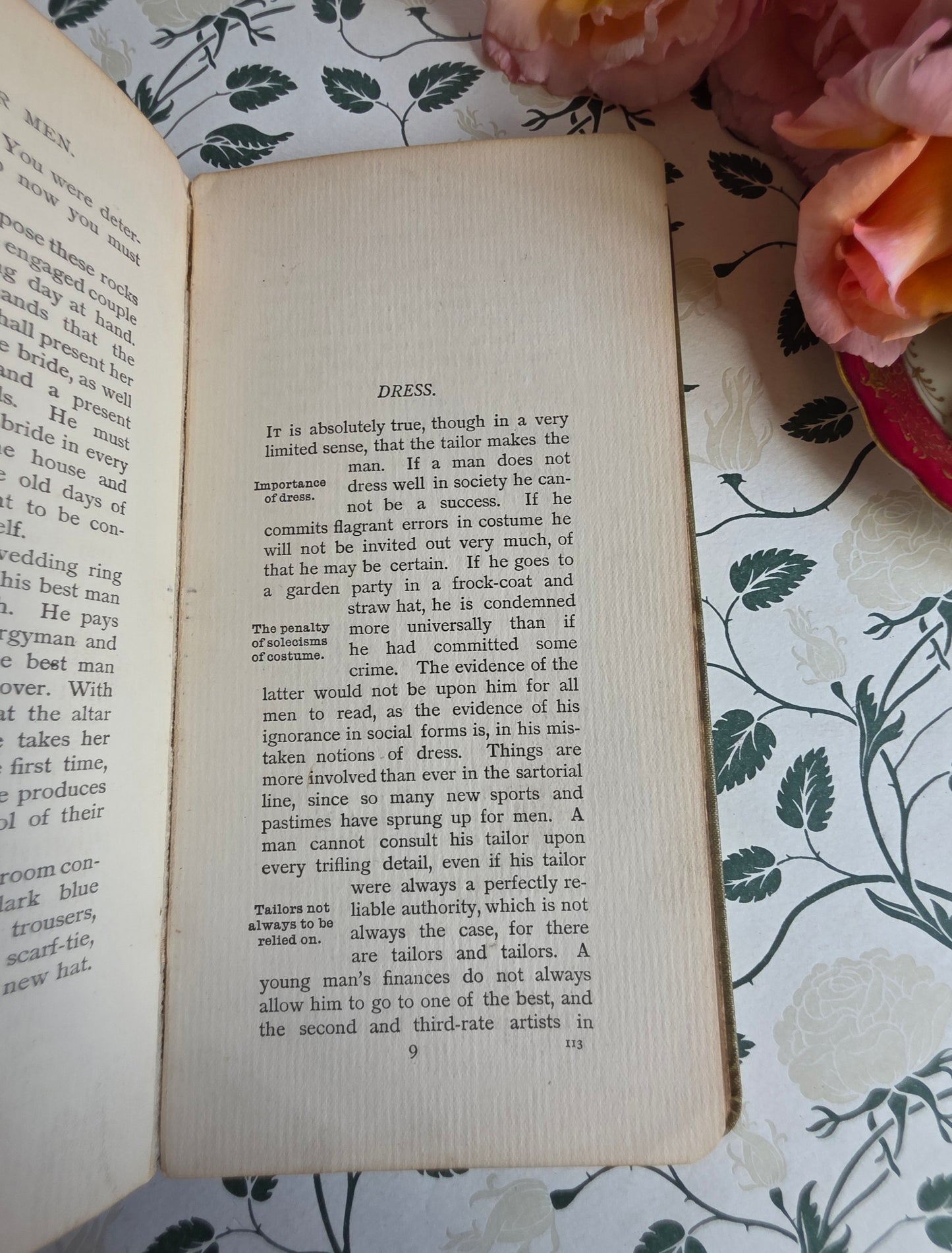 1897 Manners For Men by Mrs Humphrey - Antique Etiquette Guide Book